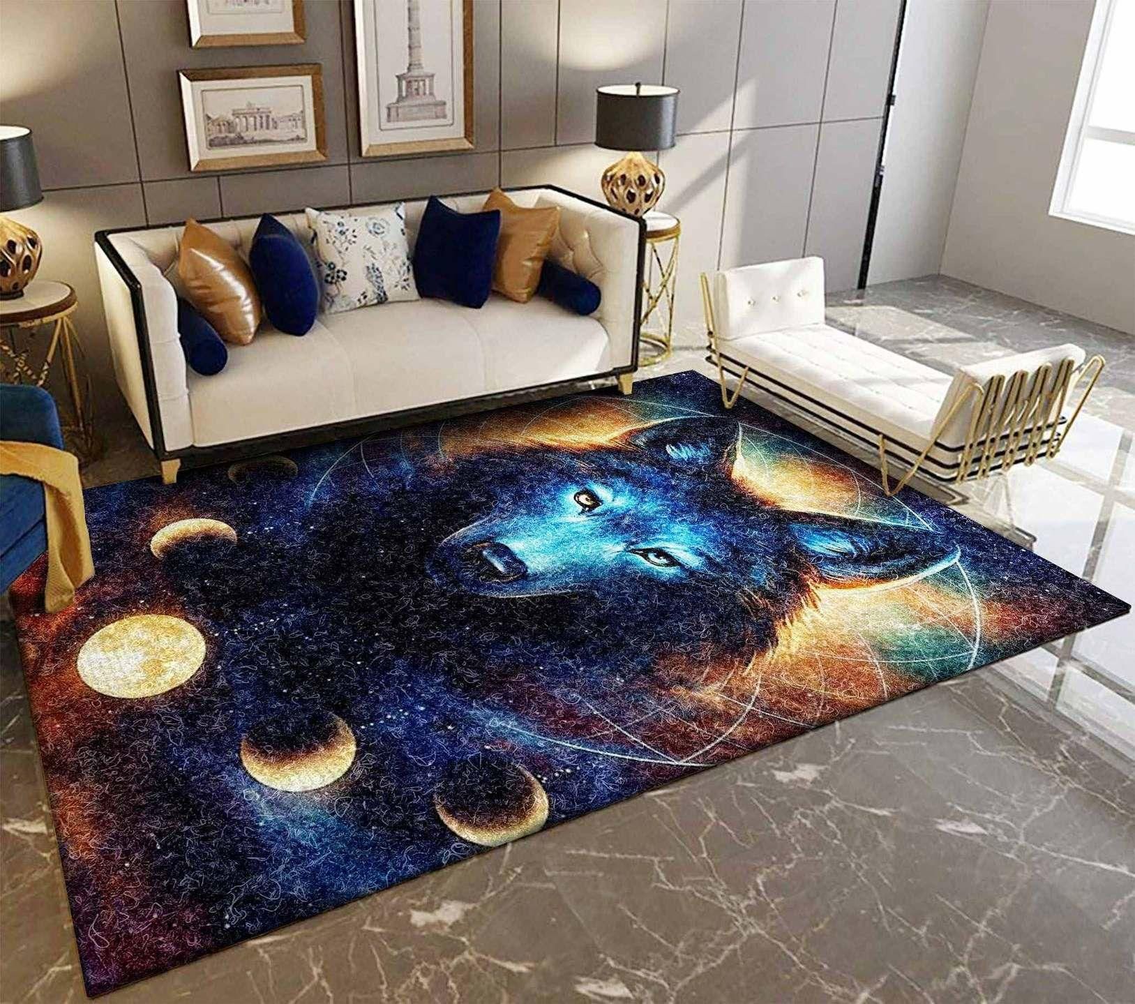 Wolf Rug - Indoor Outdoor Rugs