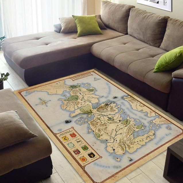 Map Of Westeros Game Of Thrones Area Rug - Indoor Outdoor Rugs