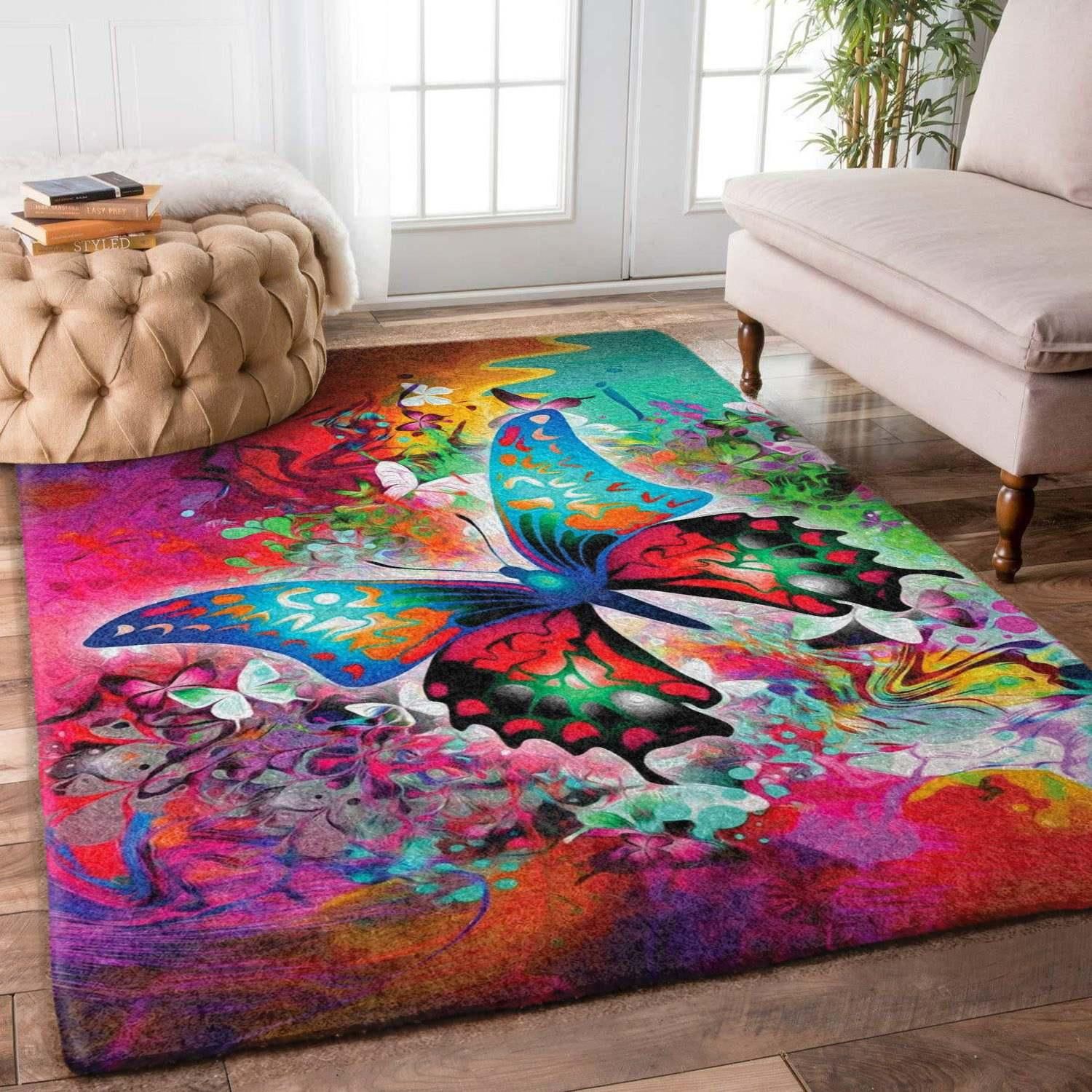 Butterfly Rug - Indoor Outdoor Rugs