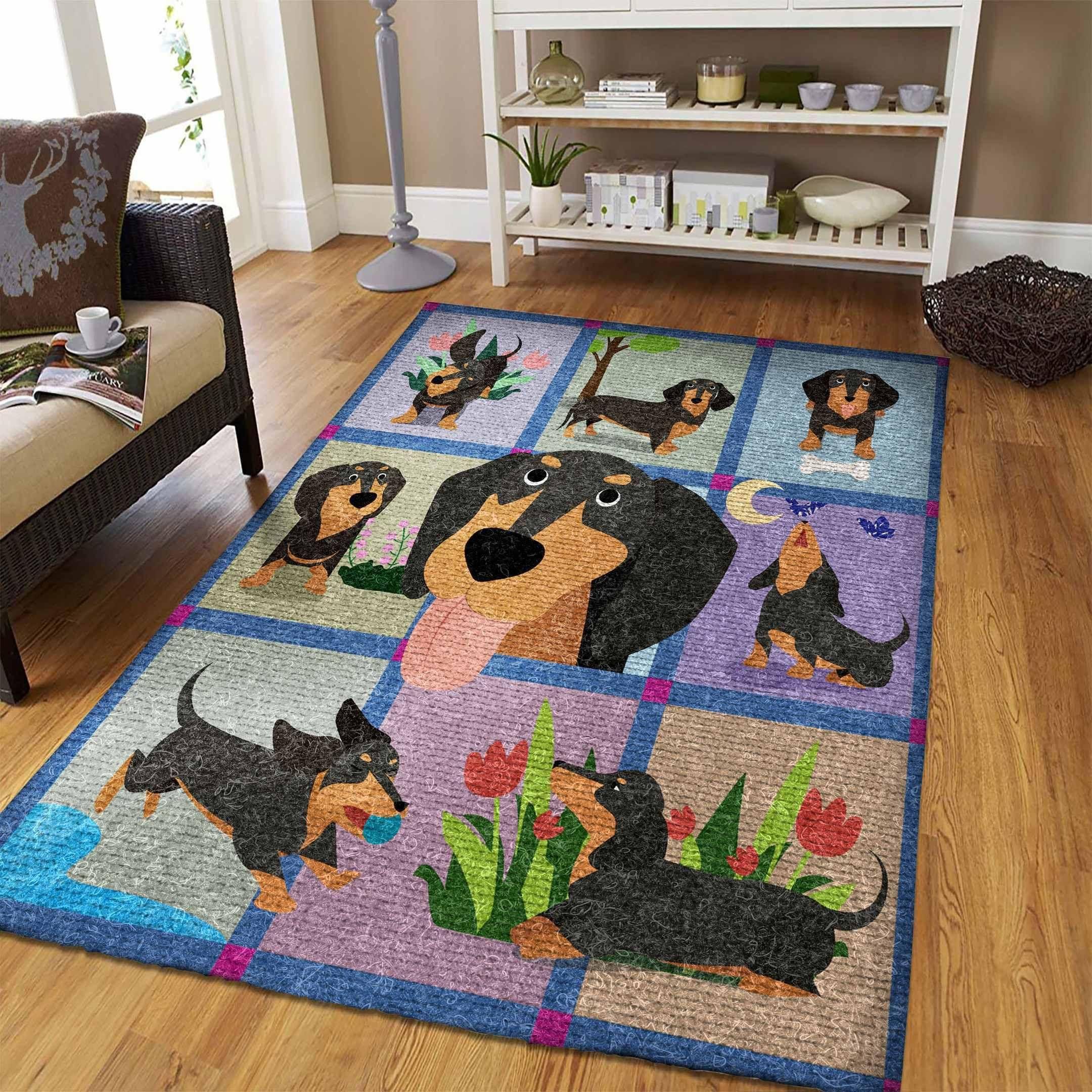 Dachshund Rug - Indoor Outdoor Rugs