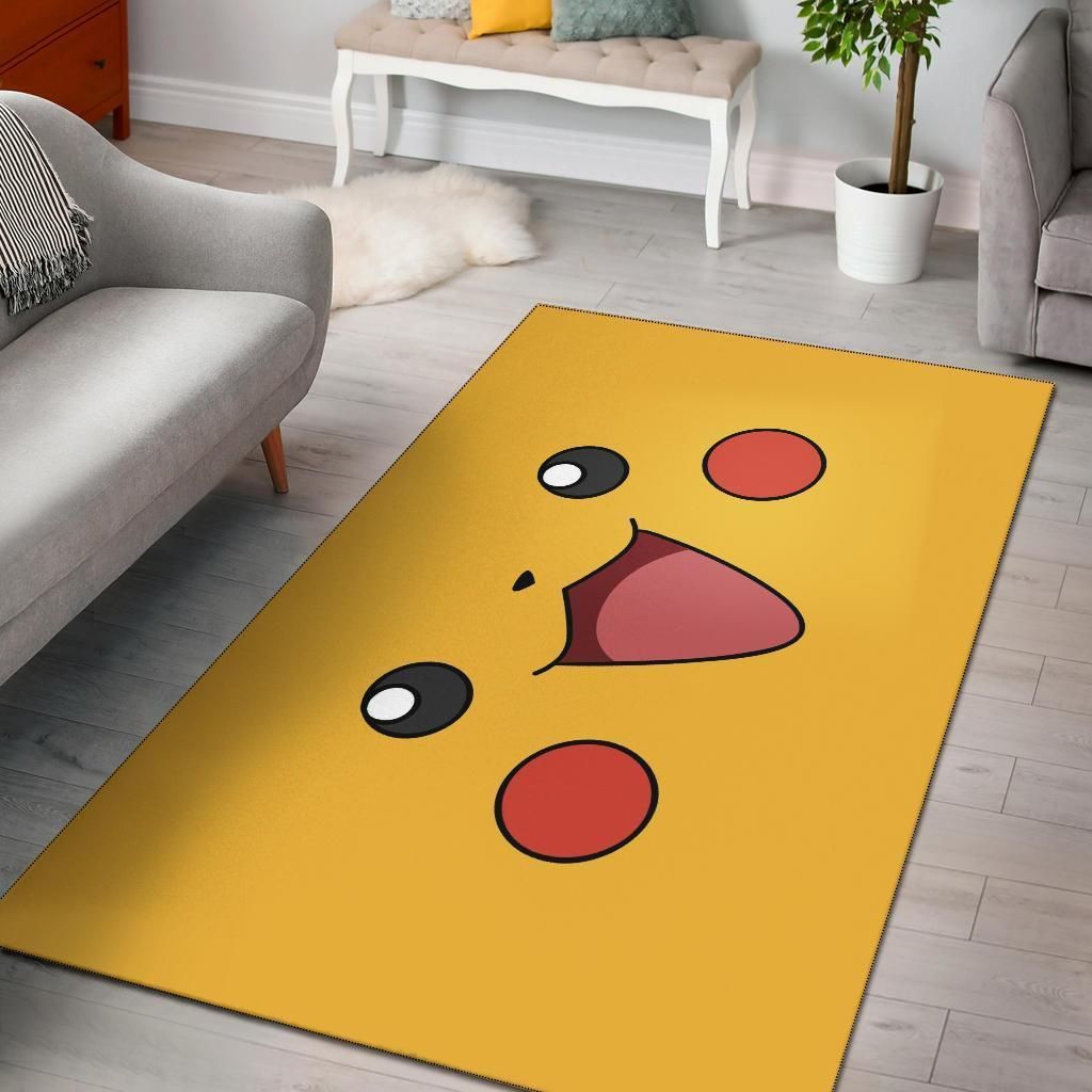 Pikachu Area Rug - Indoor Outdoor Rugs