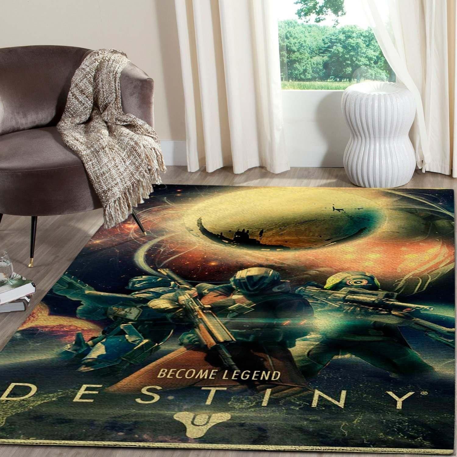 Destiny Game Area Rug - Indoor Outdoor Rugs