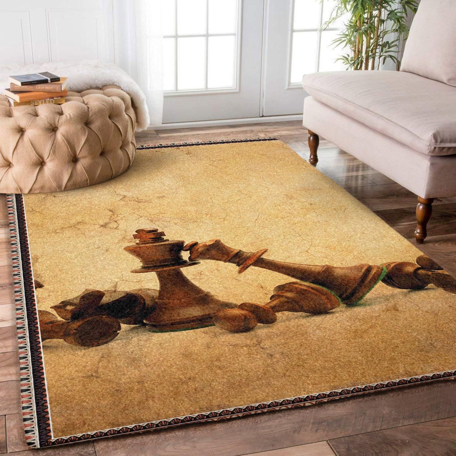 Chess Rug - Indoor Outdoor Rugs