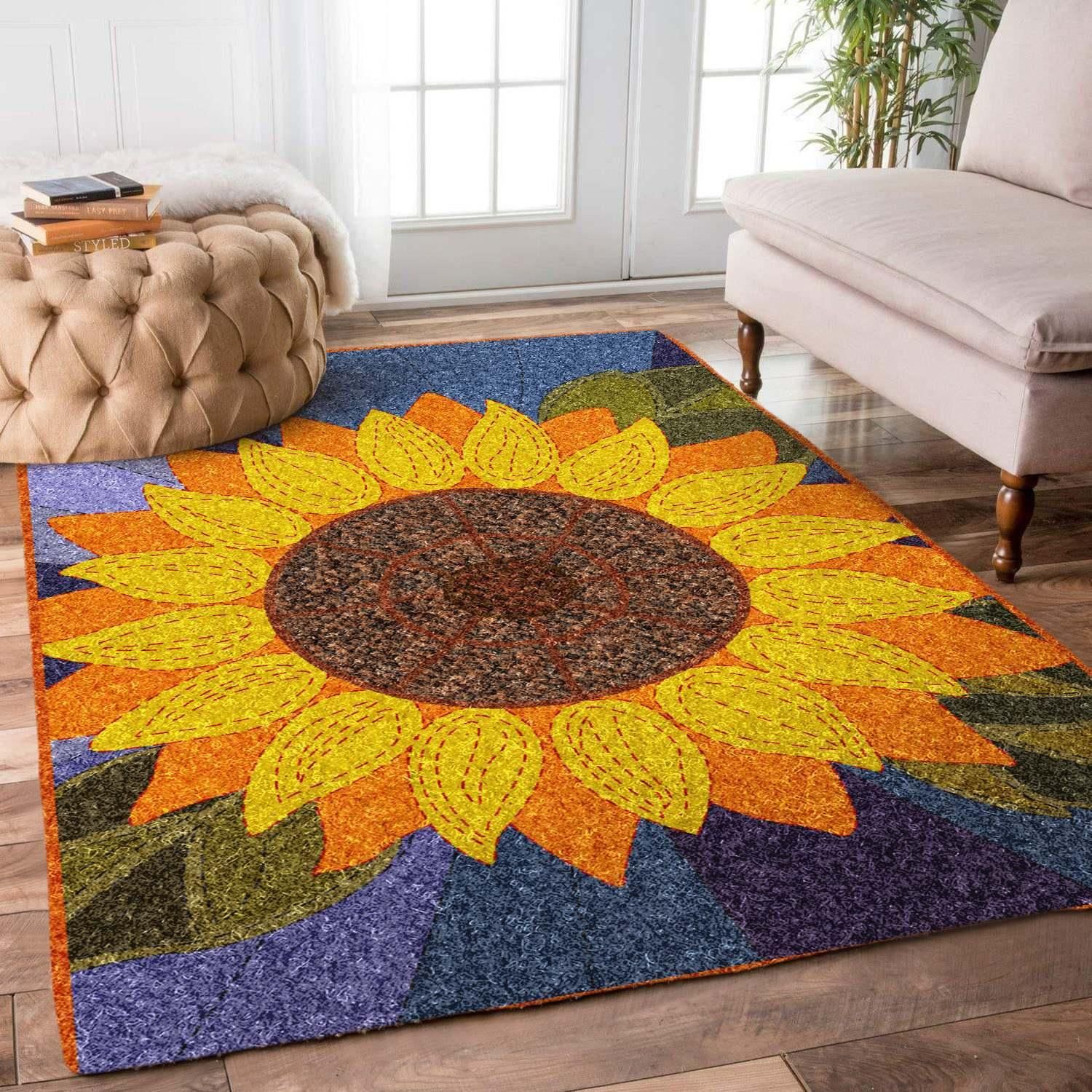 Sunflower Rug - Indoor Outdoor Rugs