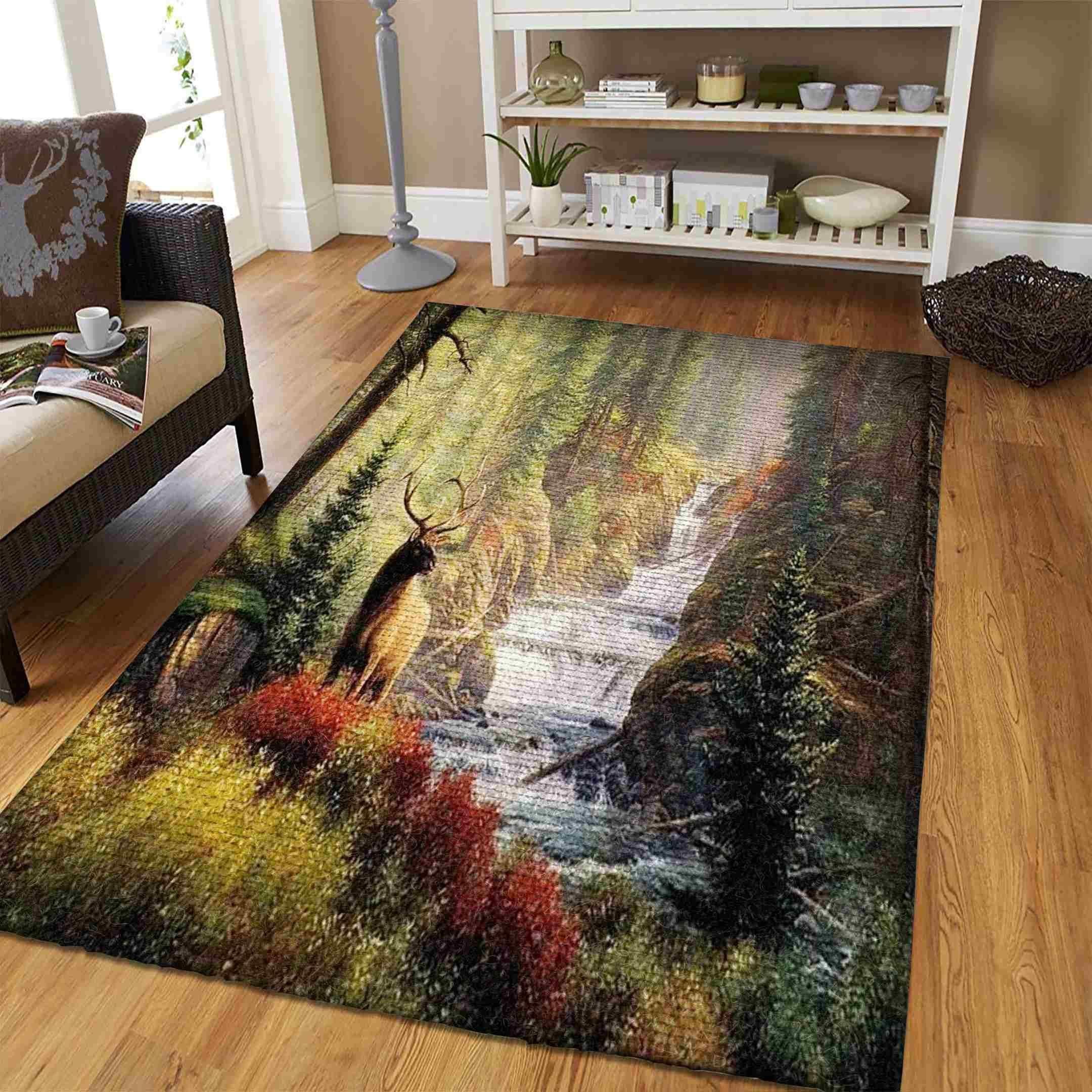 Deer Rug - Indoor Outdoor Rugs