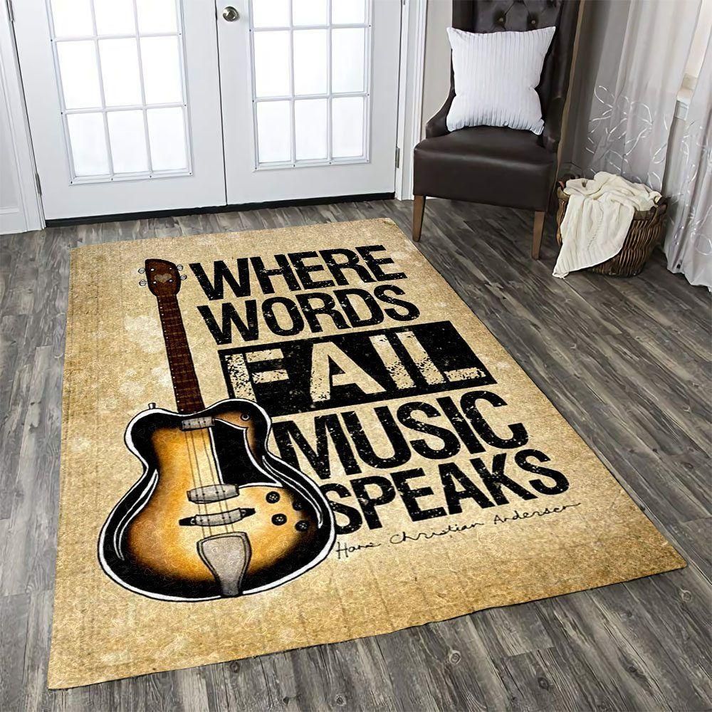 Guitar Rug - Indoor Outdoor Rugs