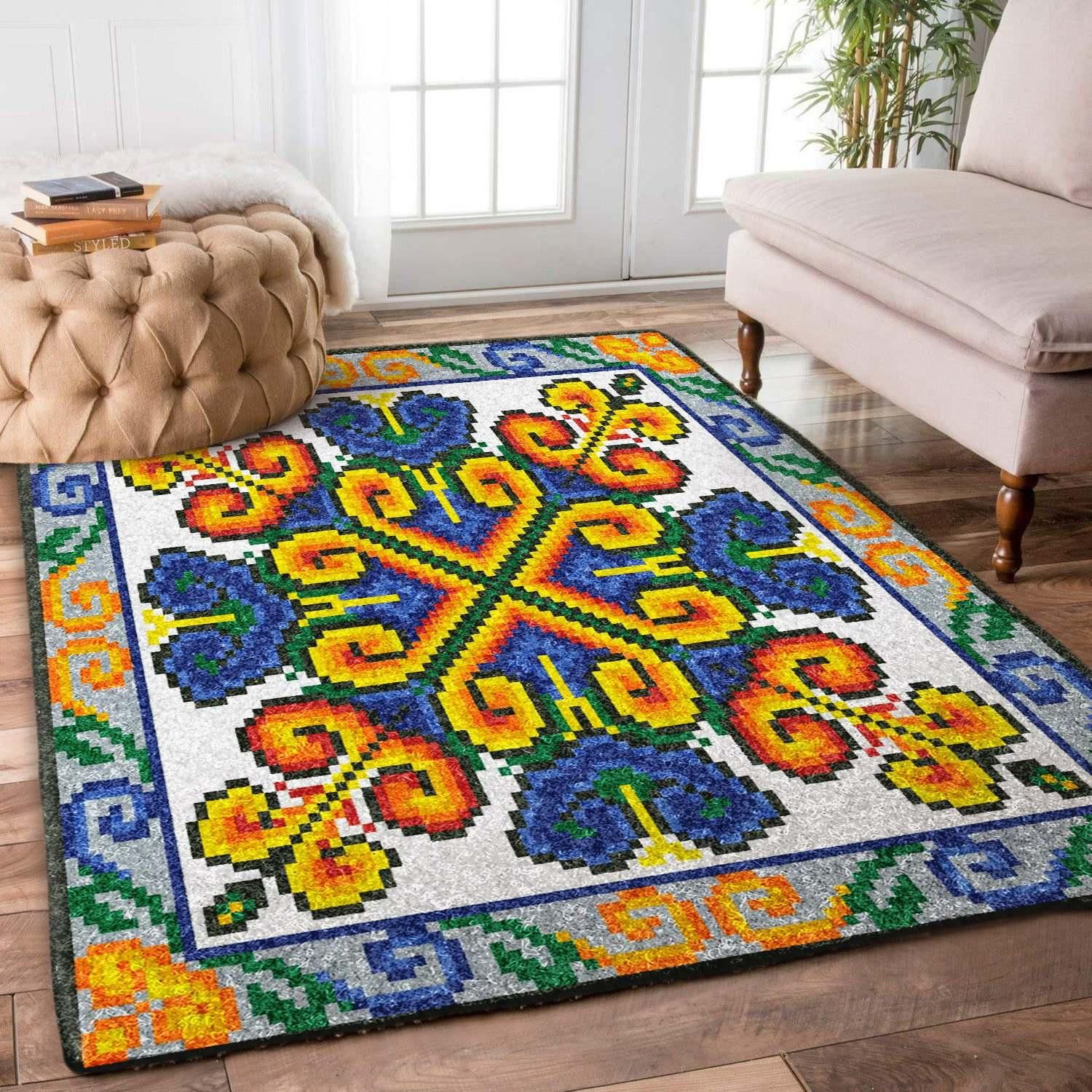 Flower Rug - Indoor Outdoor Rugs