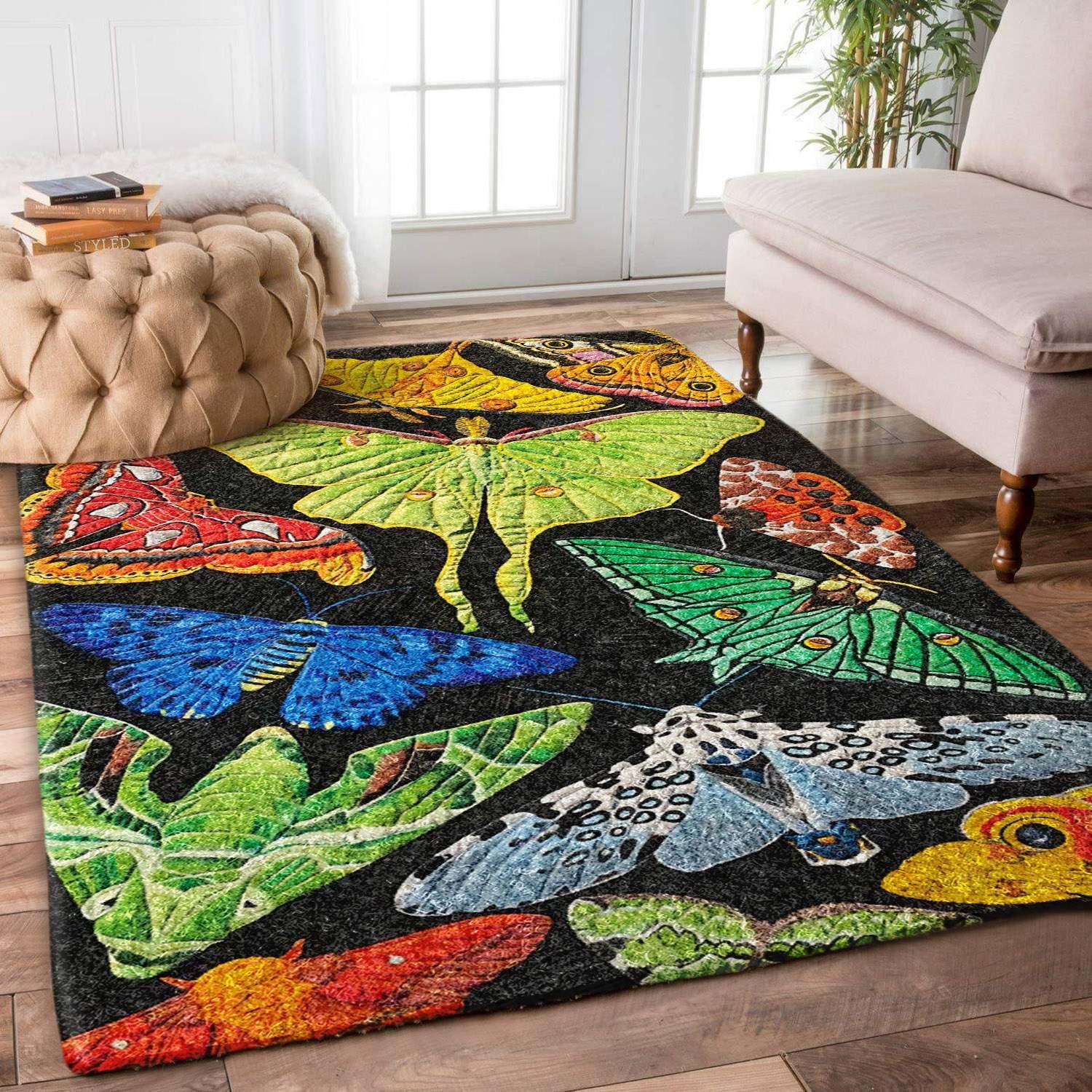 Butterfly Rug - Indoor Outdoor Rugs