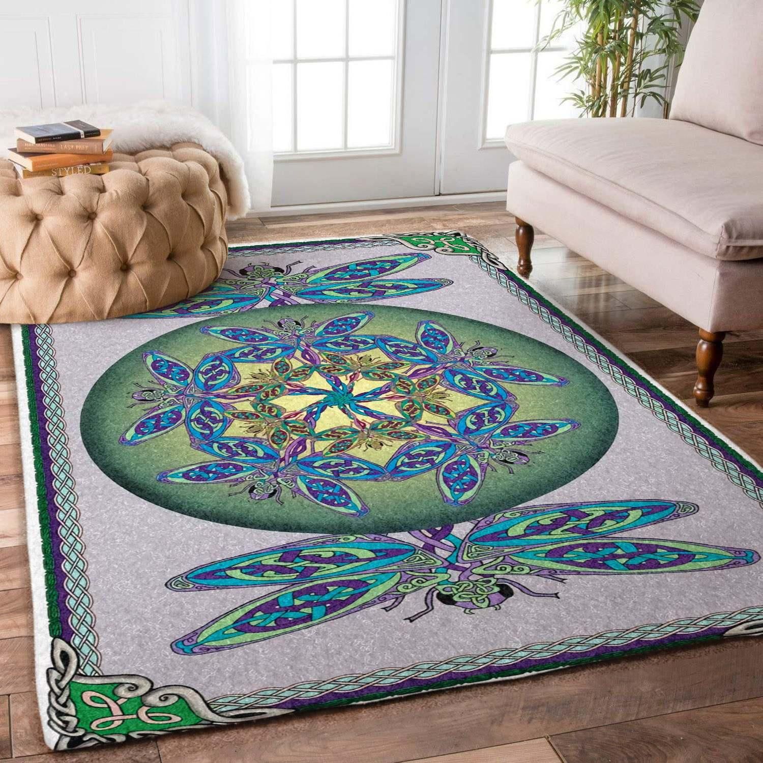 Dragonfly Rug - Indoor Outdoor Rugs