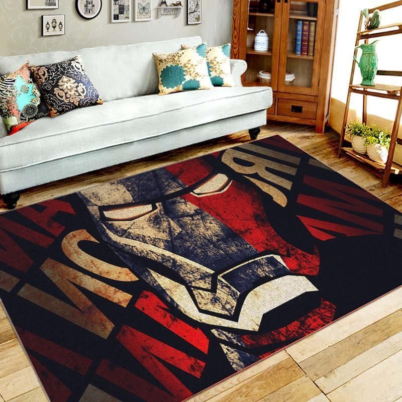 Iron Man Area Rug - Indoor Outdoor Rugs