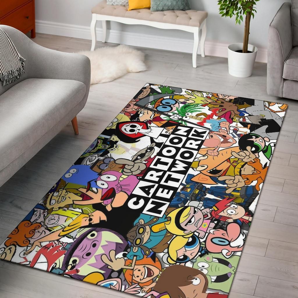 Cartoon Network Characters Area Rug - Indoor Outdoor Rugs