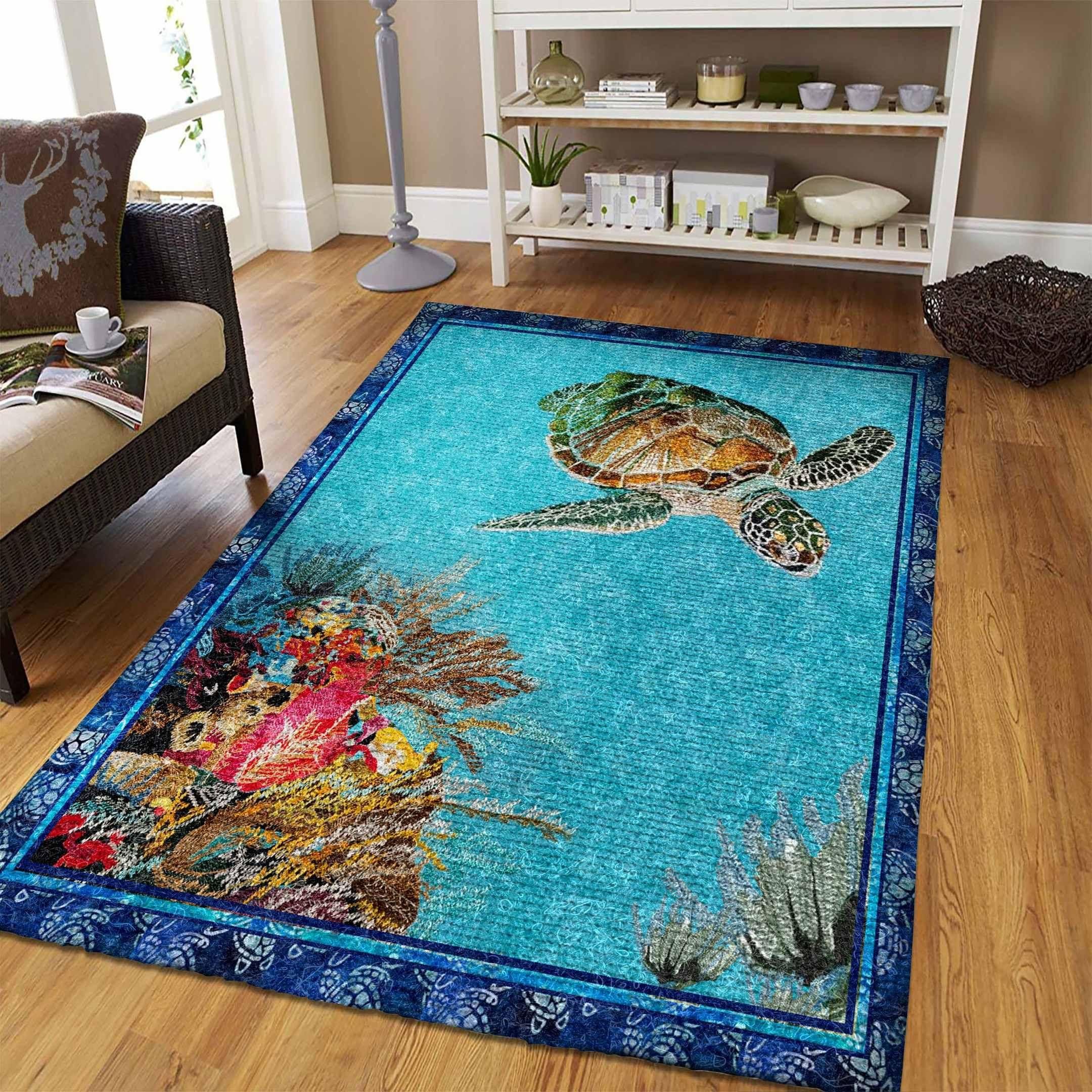 Turtle Rug - Indoor Outdoor Rugs