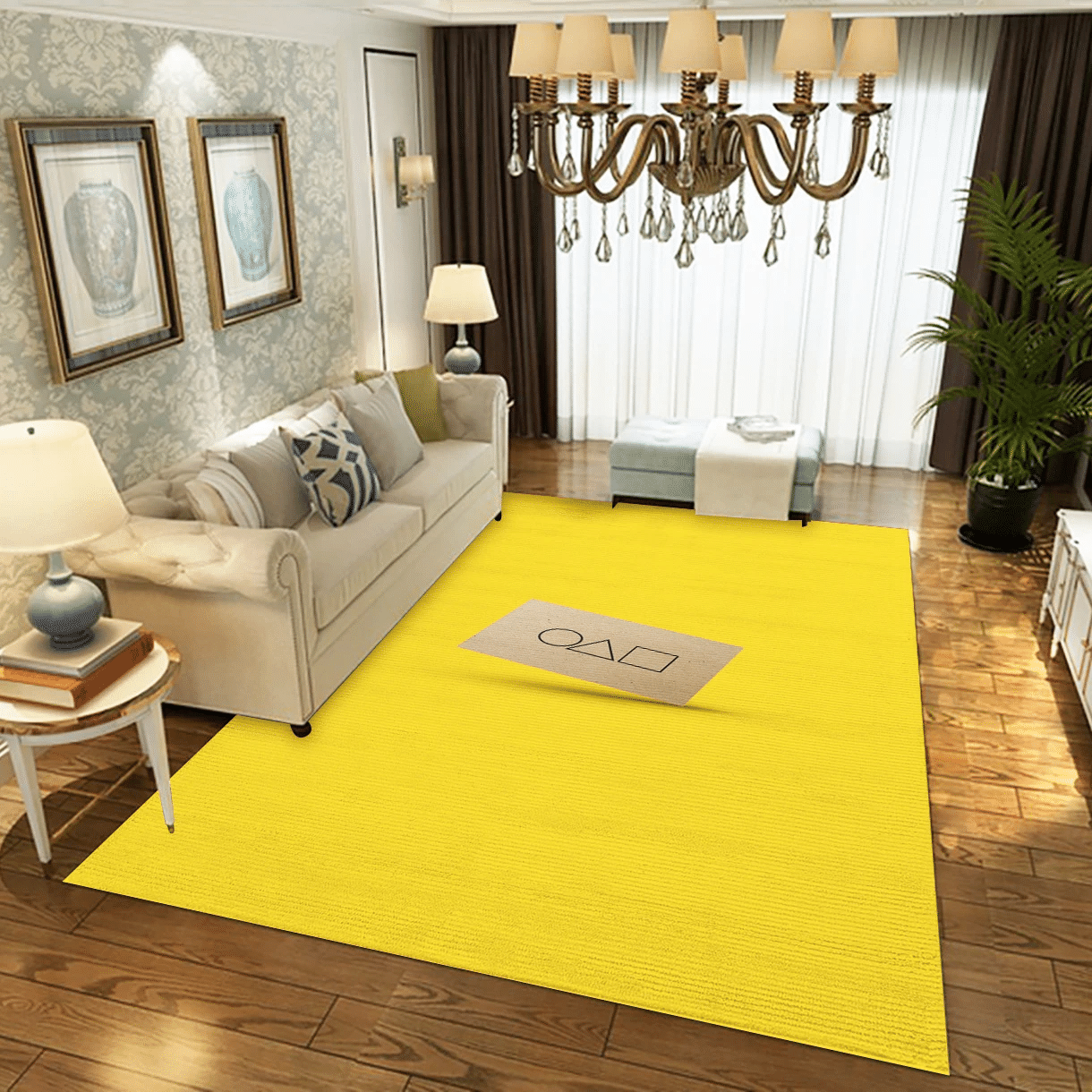 Squid Game Ver15 Area Rug, Living Room And Bed Room Rug - Home Decor - Indoor Outdoor Rugs