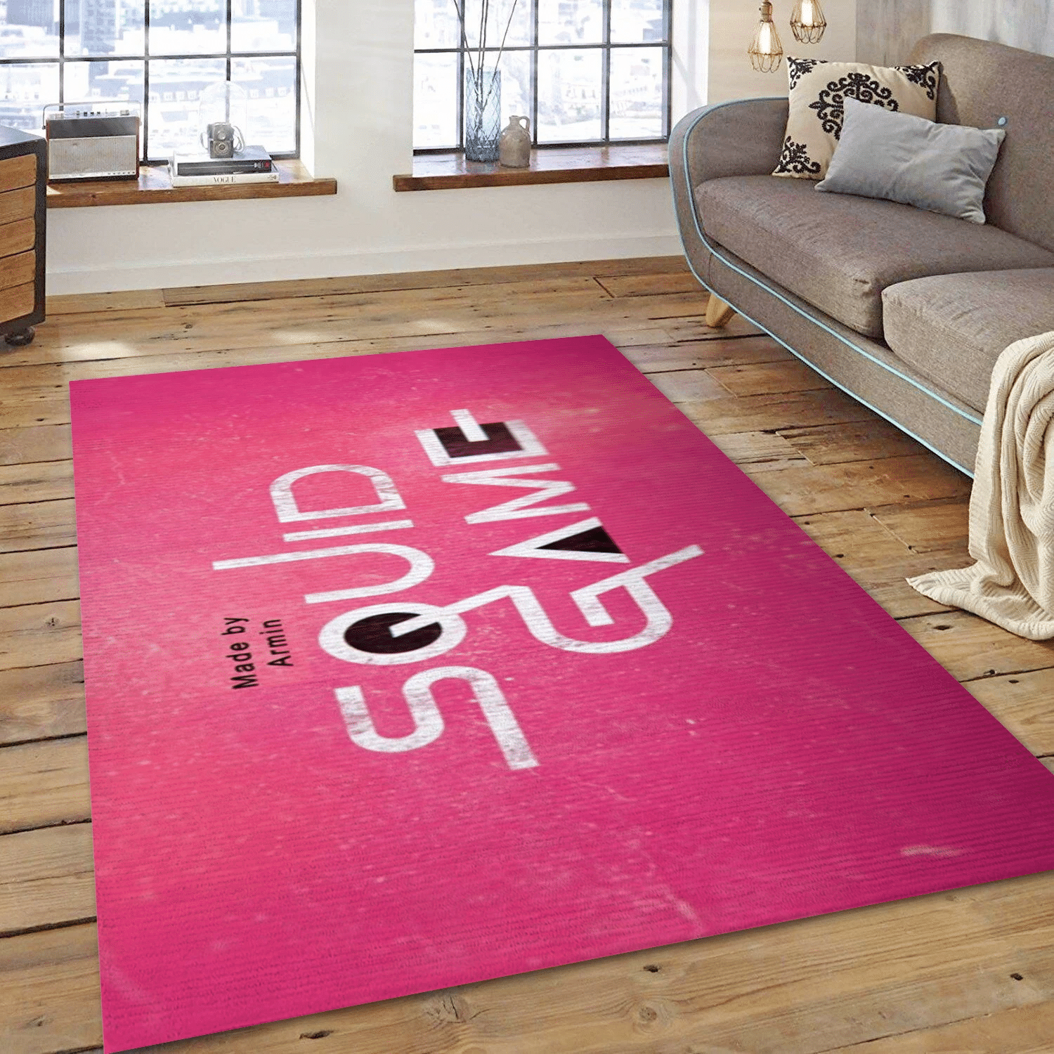 Squid Game Ver3 Rug, Bedroom Rug - Home US Decor - Indoor Outdoor Rugs