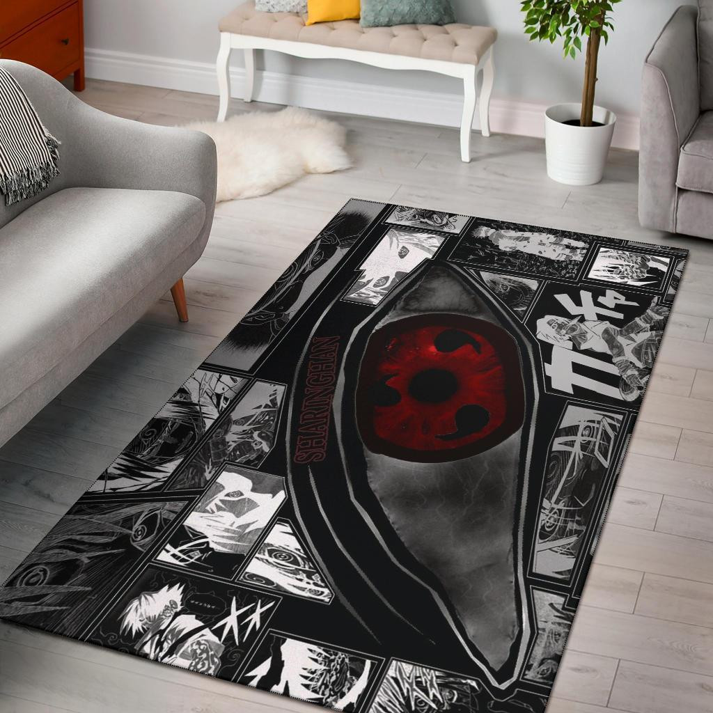 Sharingan Area Rug Chrismas Gift - Indoor Outdoor Rugs