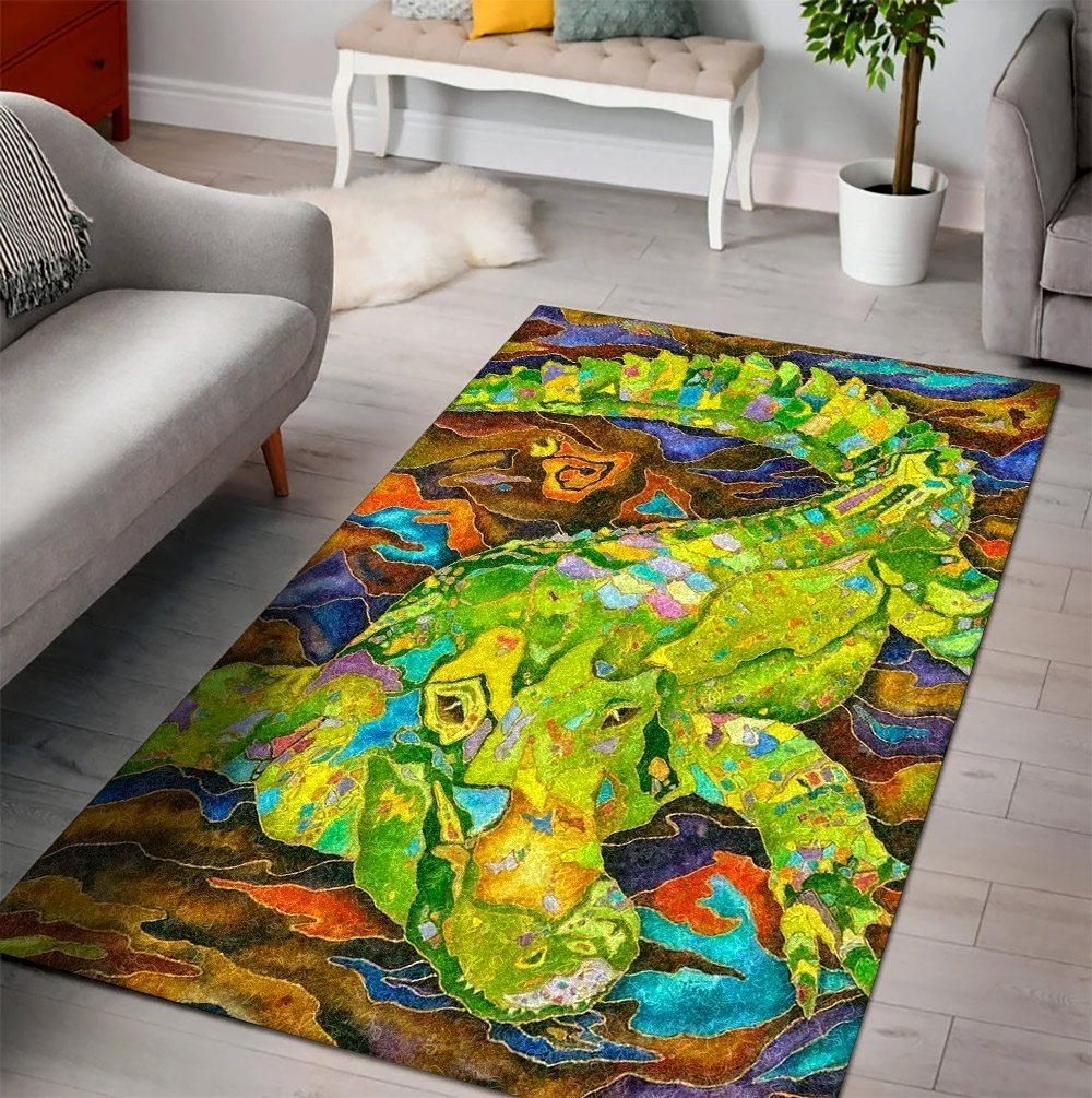 Crocodile Rug Chrismas Gift - Indoor Outdoor Rugs