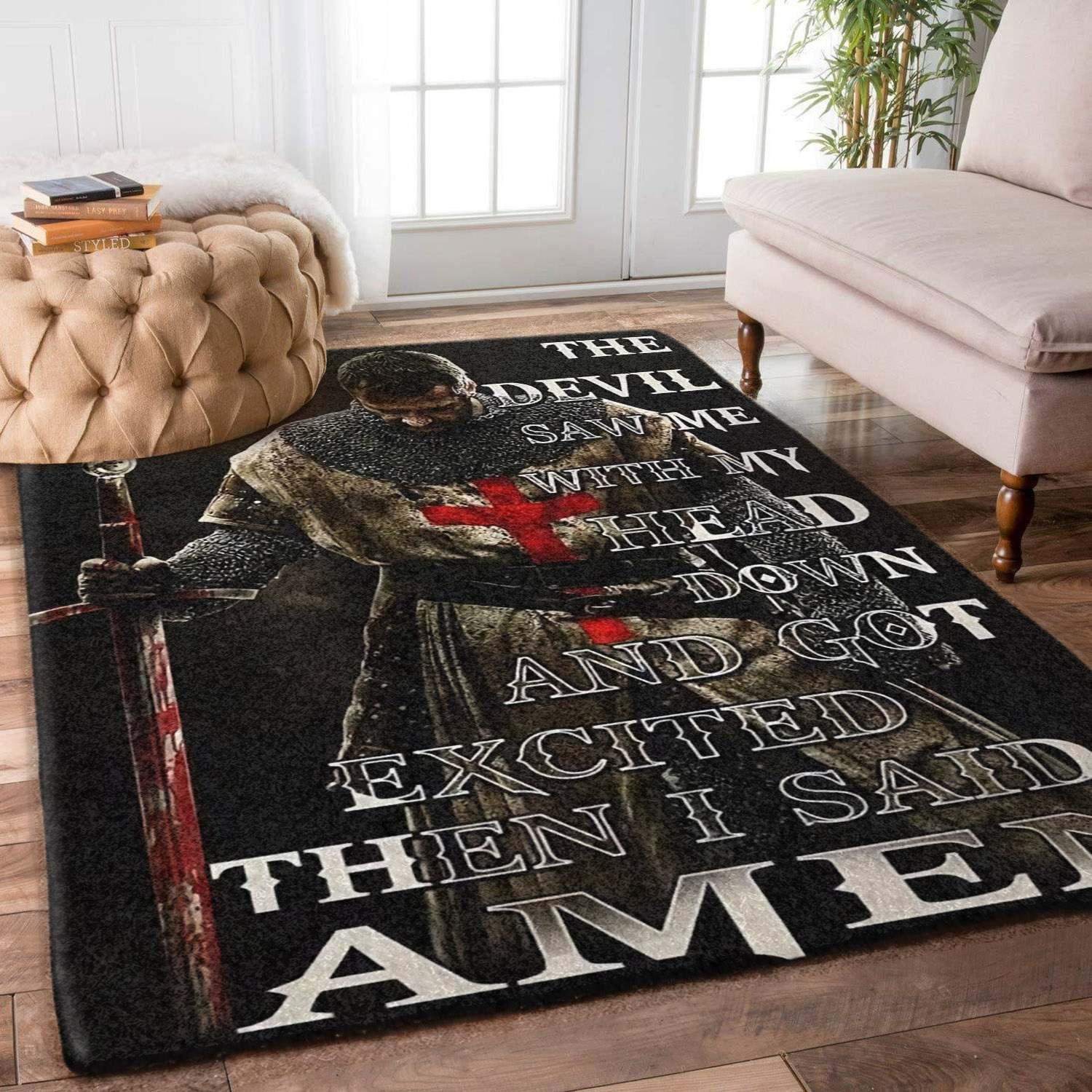 Knight Rug Chrismas Gift - Indoor Outdoor Rugs