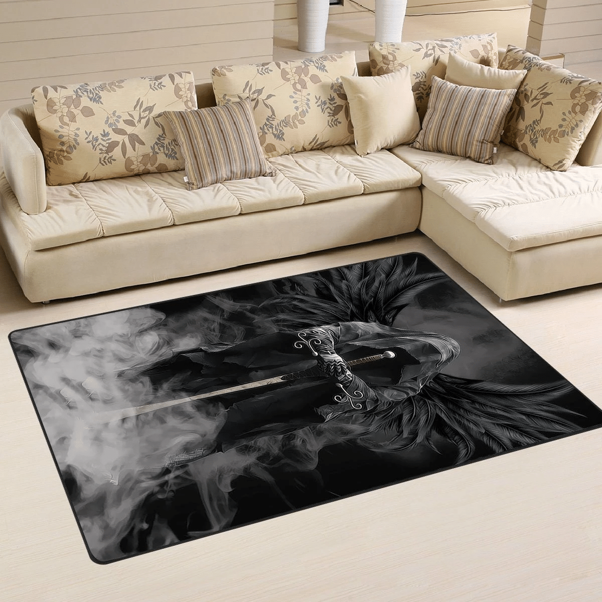 Skull Area Rug Chrismas Gift - Indoor Outdoor Rugs