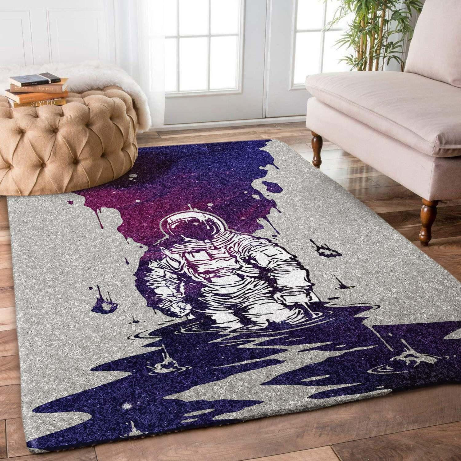 Astronaut Rug Chrismas Gift - Indoor Outdoor Rugs