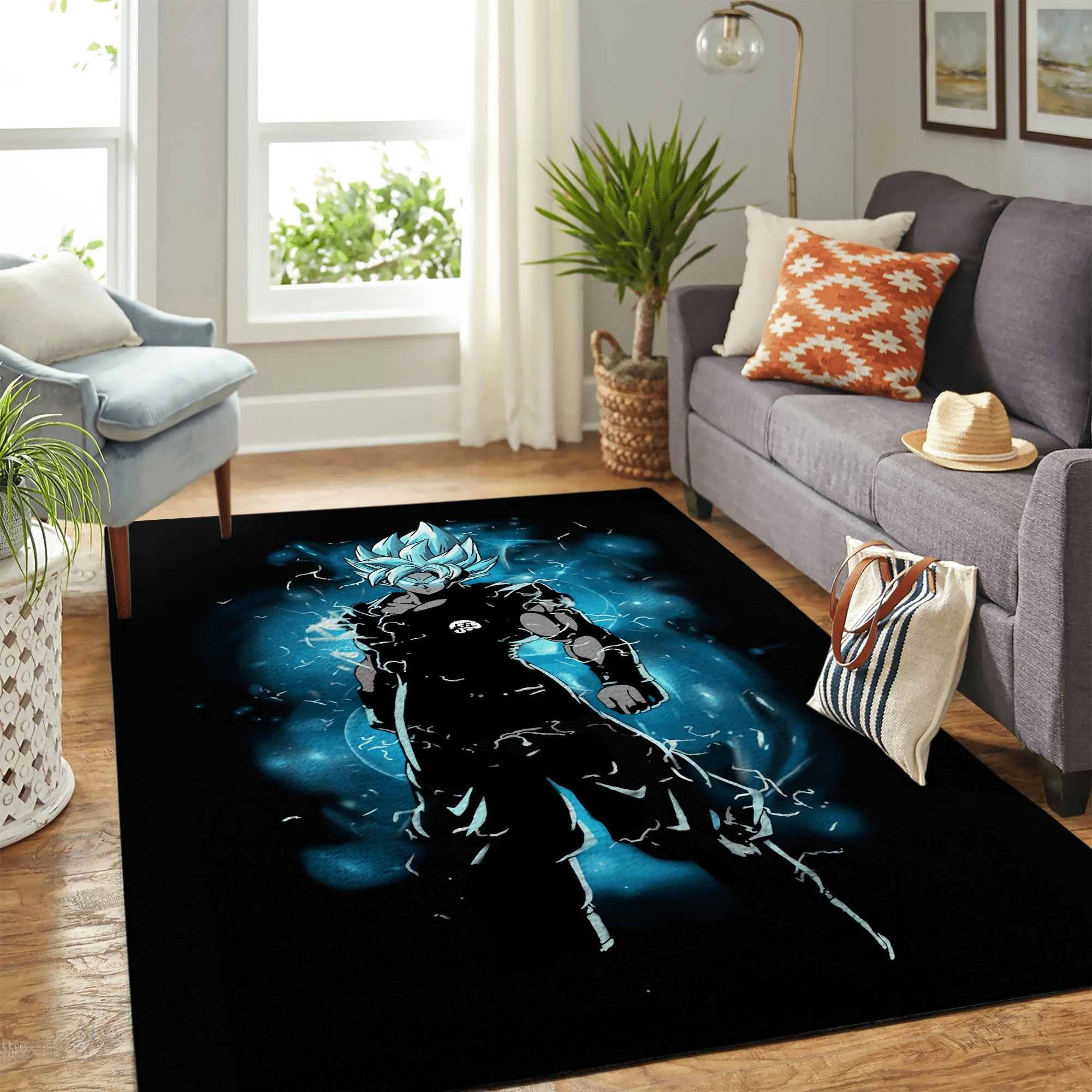 Saiyan Dragon Ball Carpet Rug Chrismas Gift - Indoor Outdoor Rugs