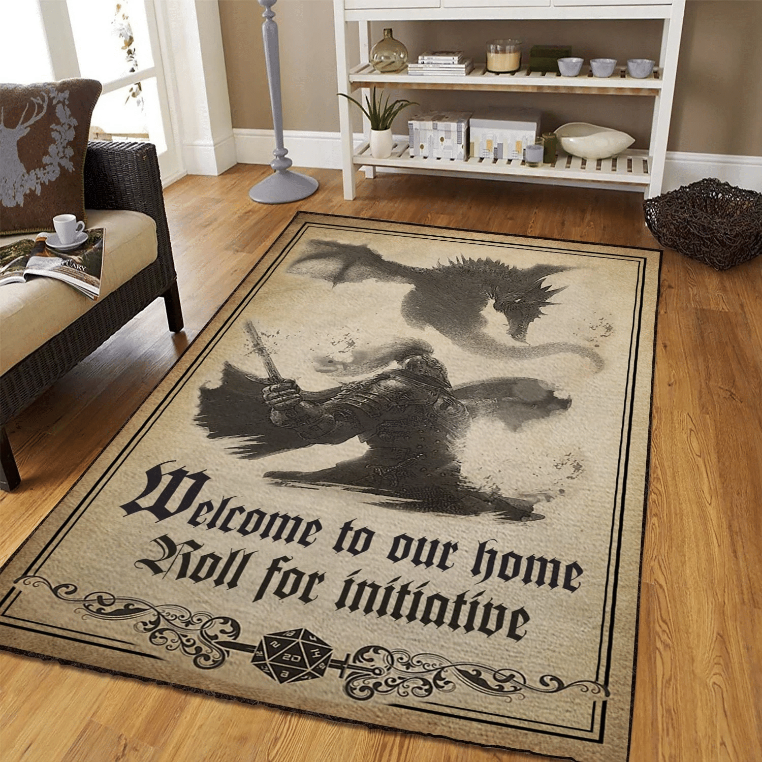 Dragons Area Rug Chrismas Gift - Indoor Outdoor Rugs