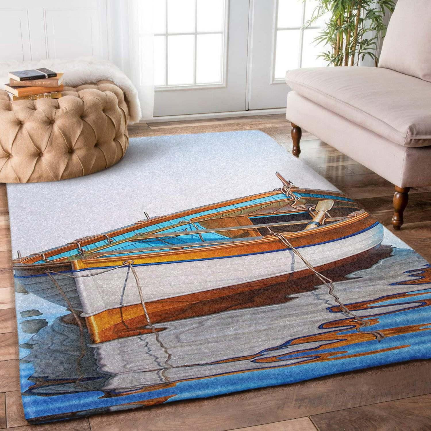 Boat Rug Chrismas Gift - Indoor Outdoor Rugs