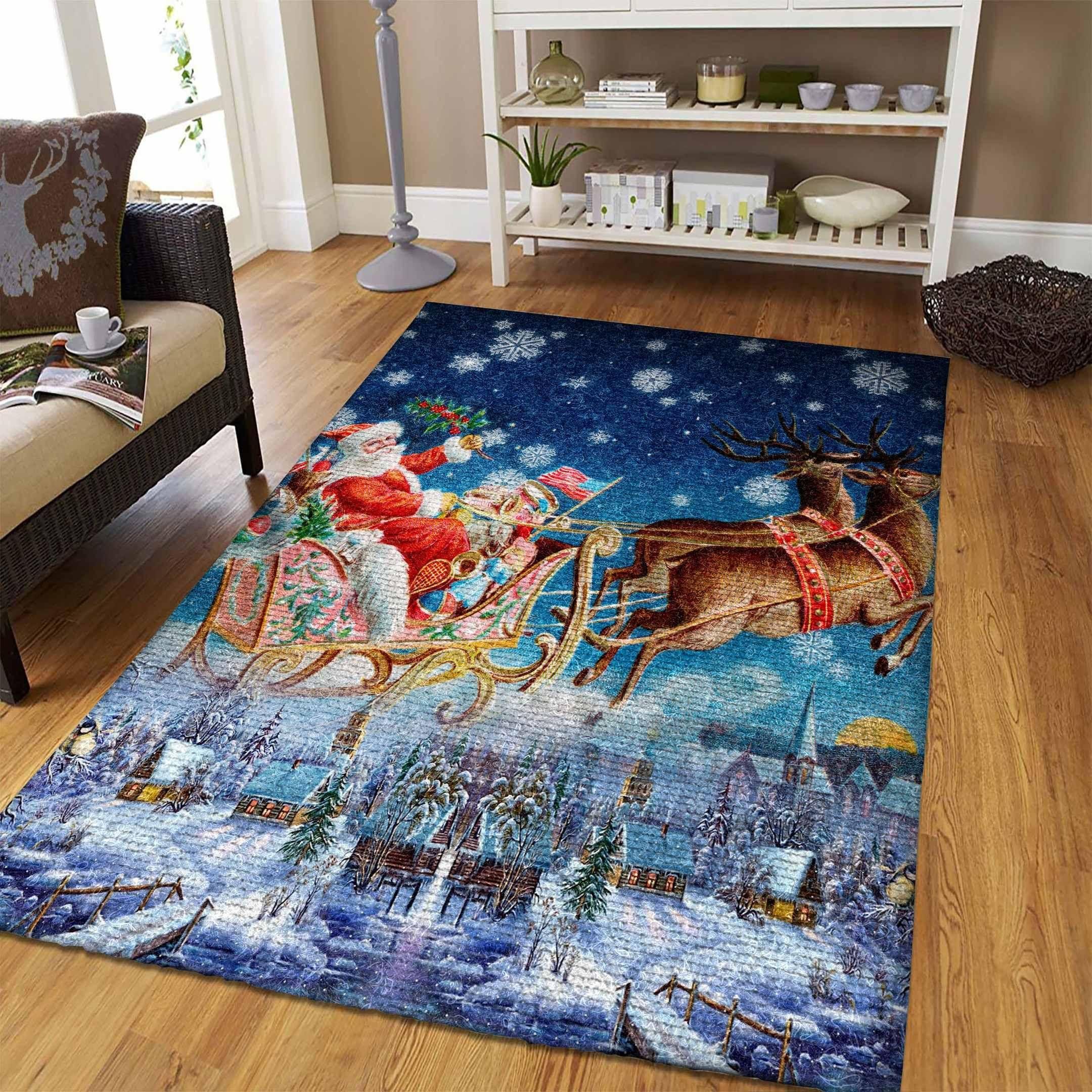 Christmas Rug Chrismas Gift - Indoor Outdoor Rugs