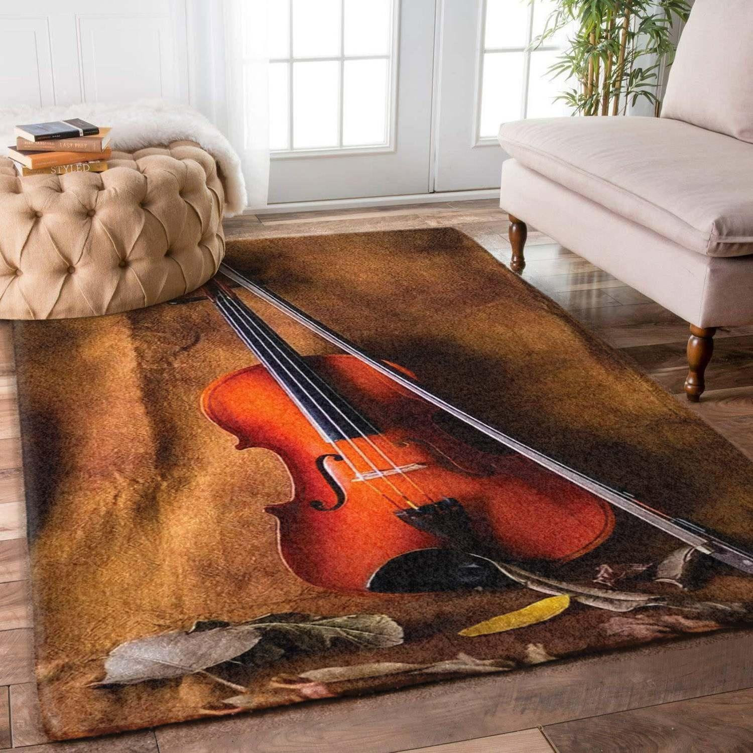 Violin Rug Chrismas Gift - Indoor Outdoor Rugs