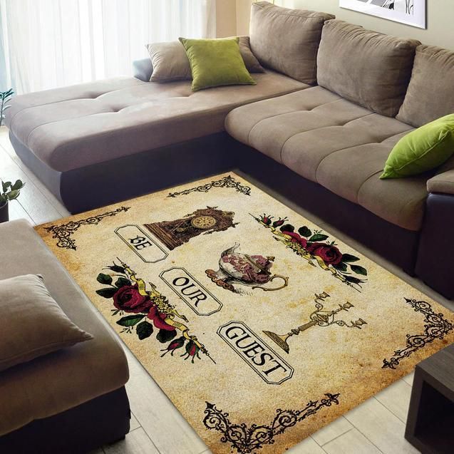 Be Our Guest Area Rug Chrismas Gift - Indoor Outdoor Rugs