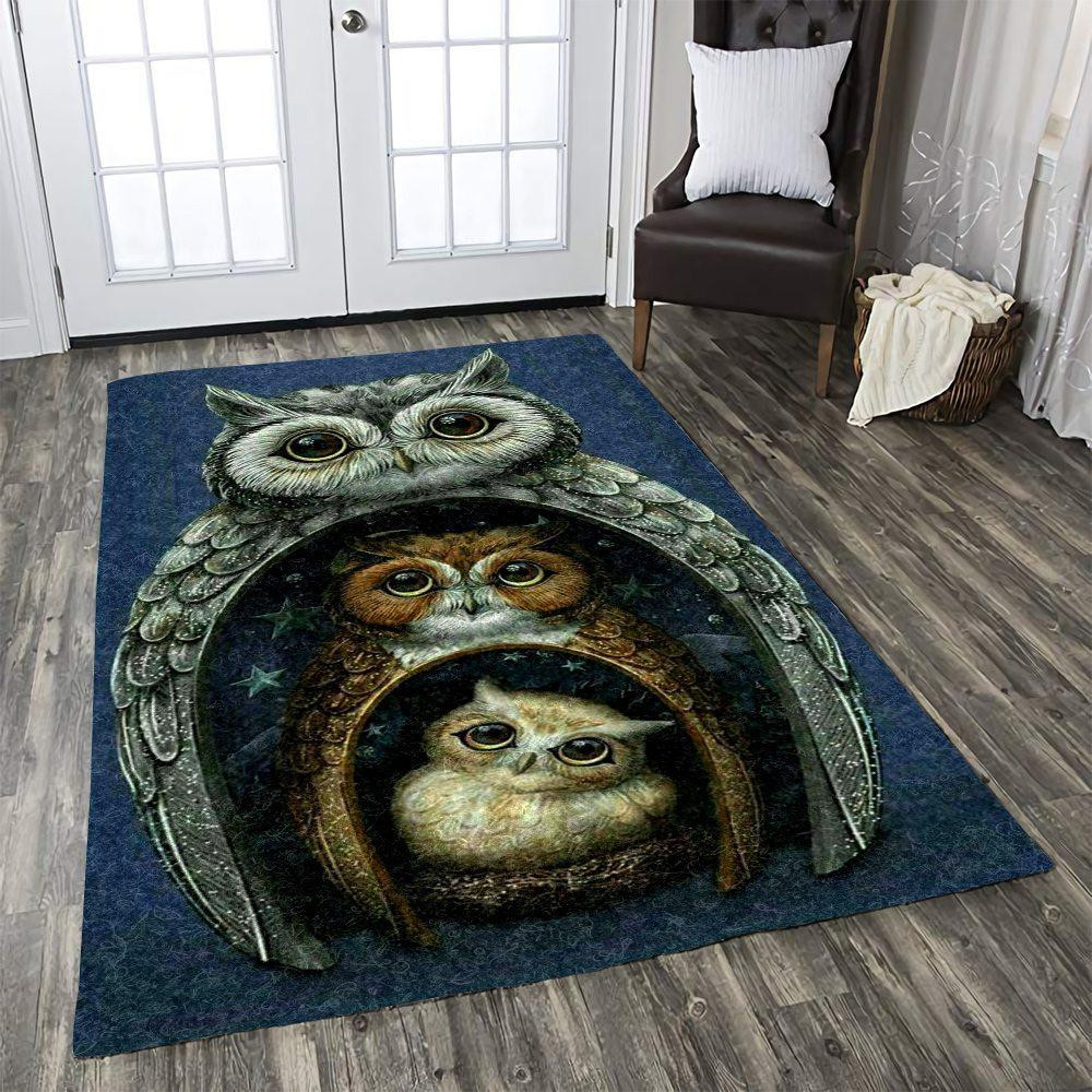 Owl Rug Chrismas Gift - Indoor Outdoor Rugs