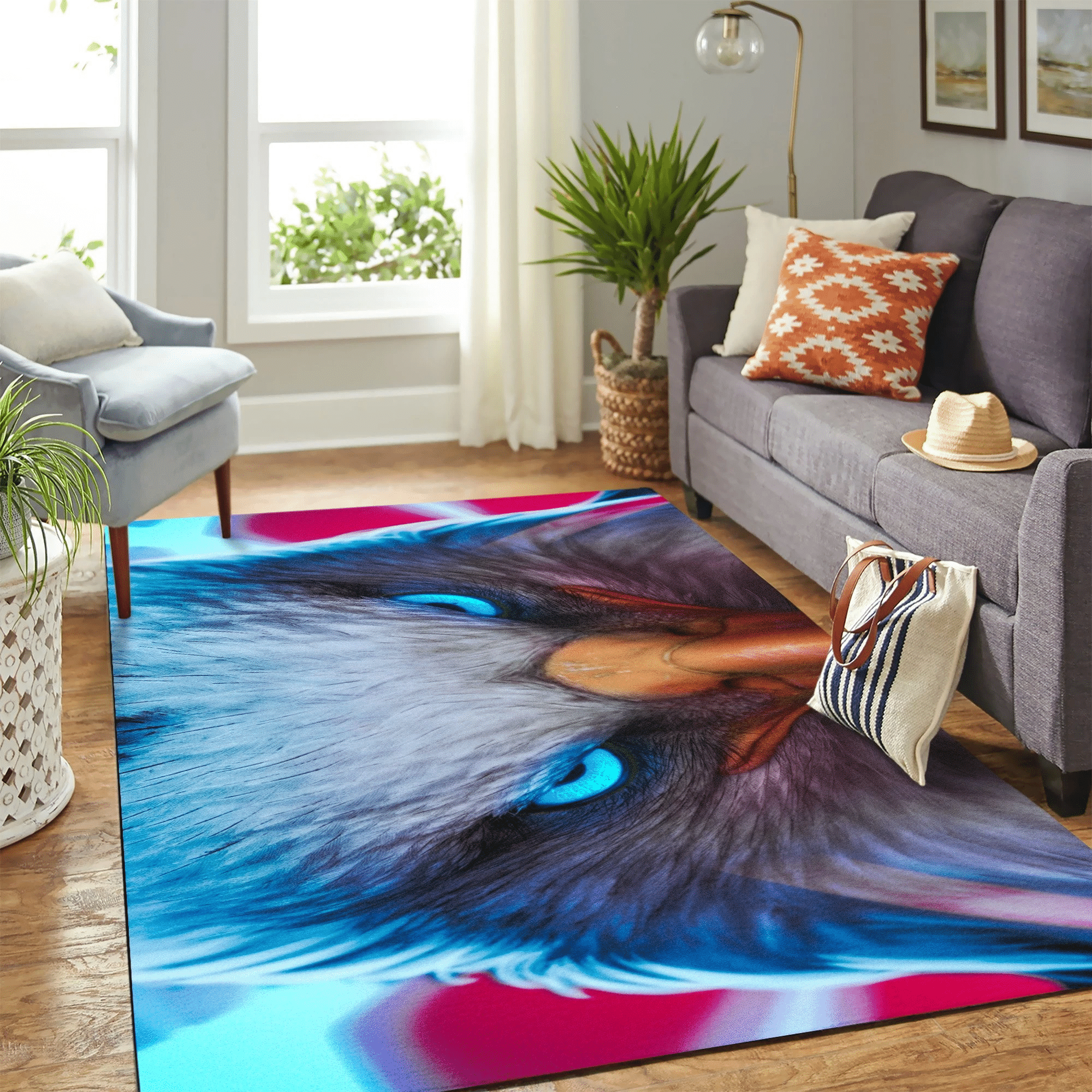 Aguila Artwork Carpet Floor Area Rug Chrismas Gift - Indoor Outdoor Rugs