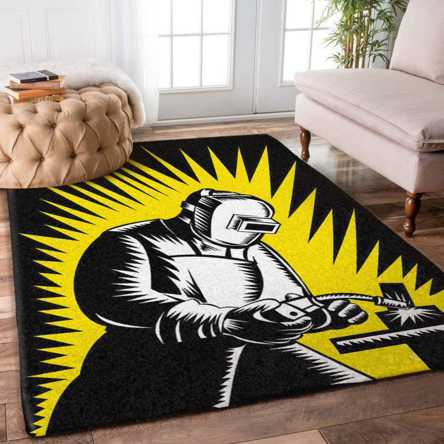 Welder Rug Chrismas Gift - Indoor Outdoor Rugs