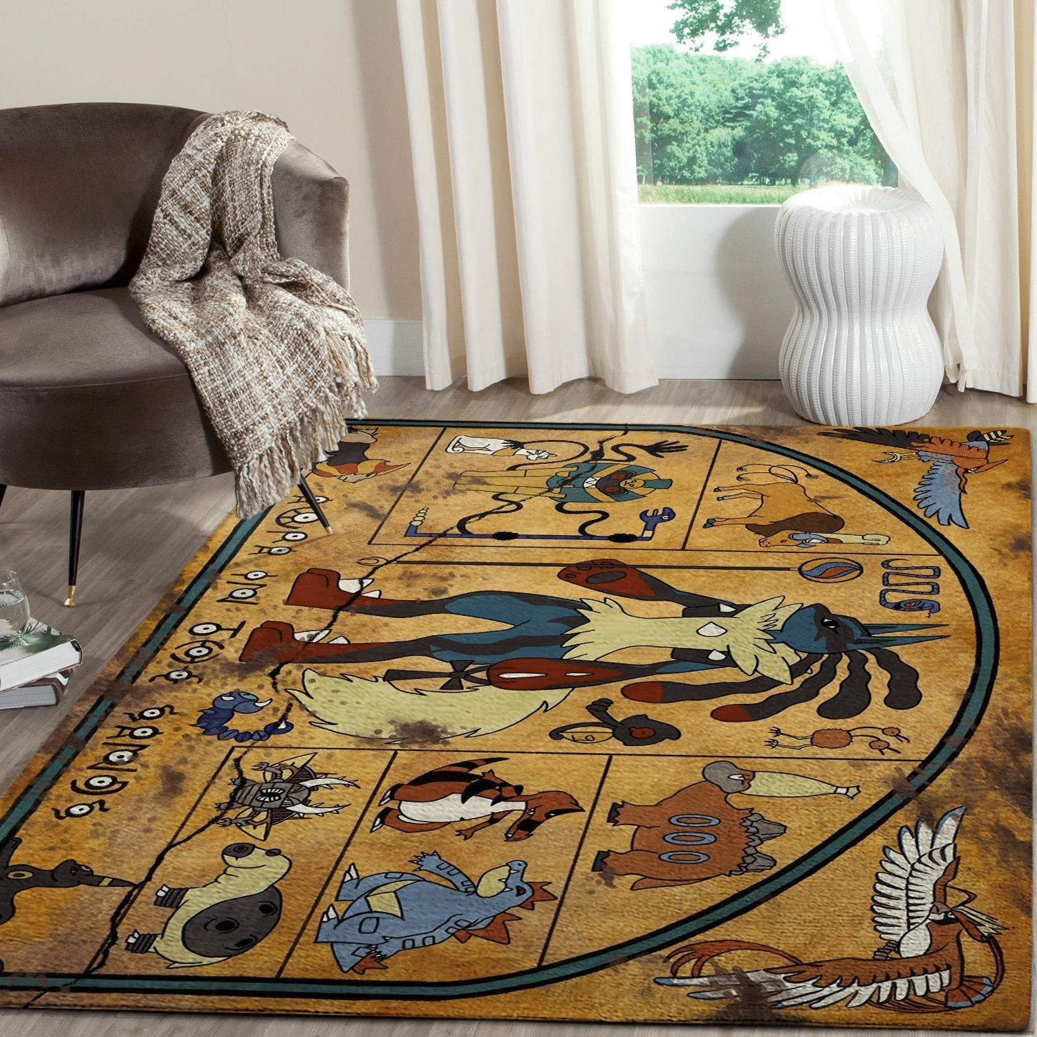 Pokemon Go Area Rug Chrismas Gift - Indoor Outdoor Rugs