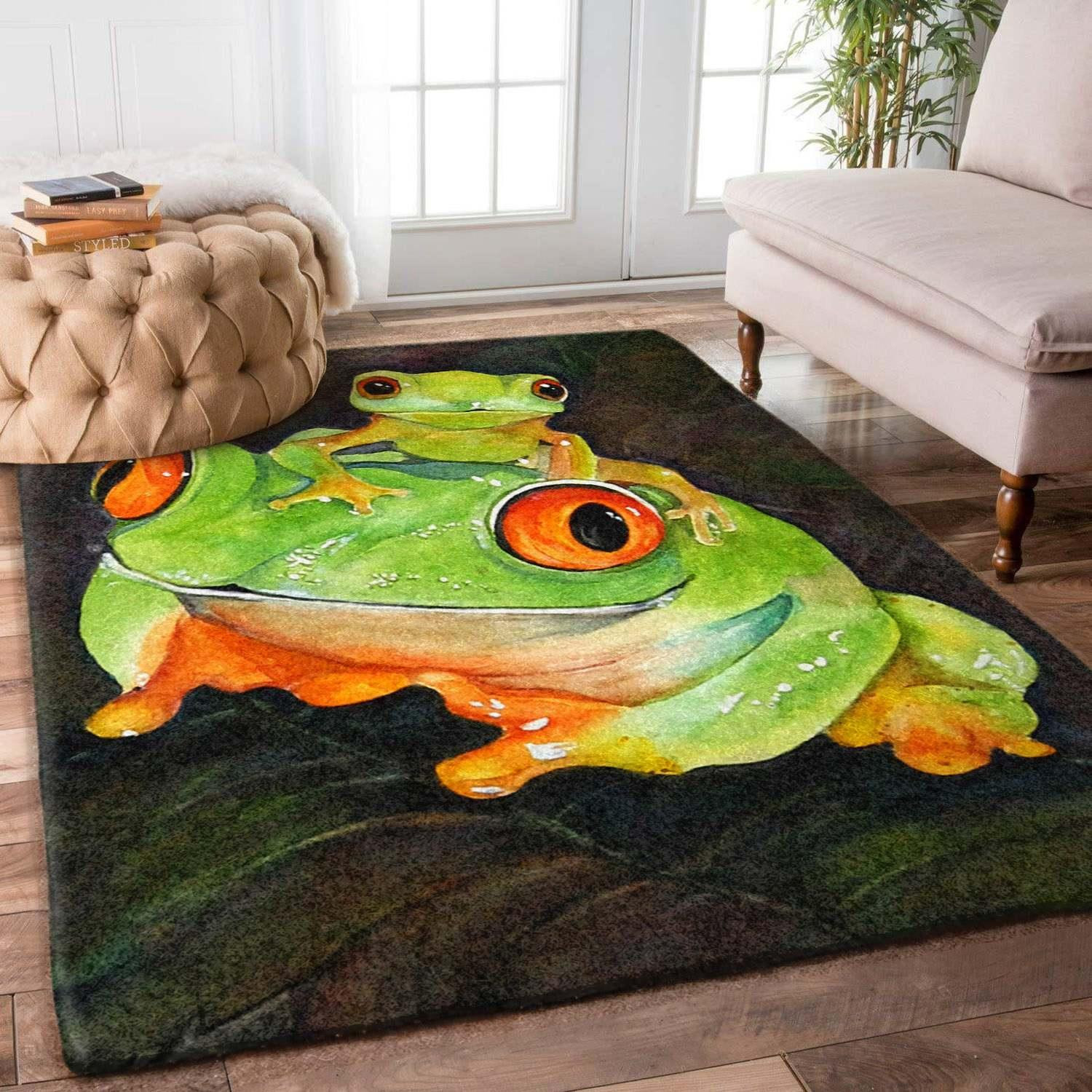 Frog Rug Chrismas Gift - Indoor Outdoor Rugs