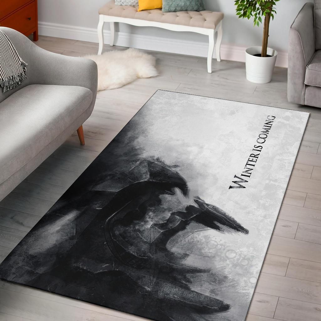 Winter Is Coming Game Of Thrones Area Rug Chrismas Gift - Indoor Outdoor Rugs