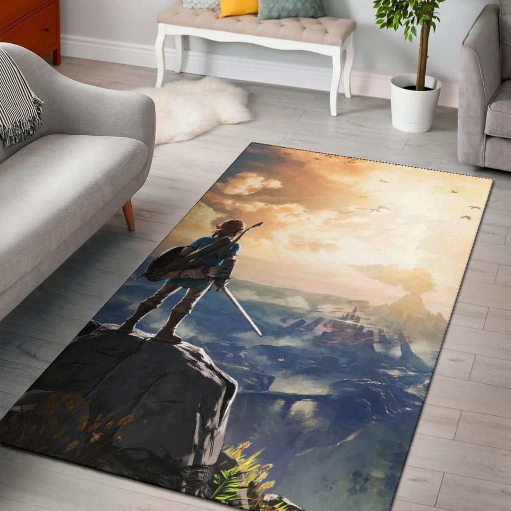 The Legend Of Zelda Area Rug Chrismas Gift - Indoor Outdoor Rugs