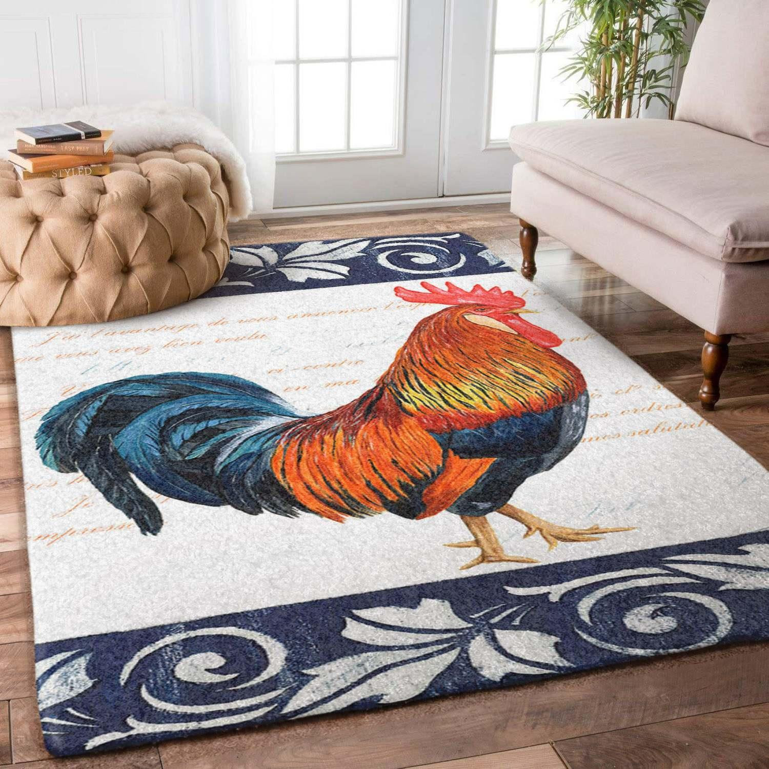 Chicken Rug Chrismas Gift - Indoor Outdoor Rugs