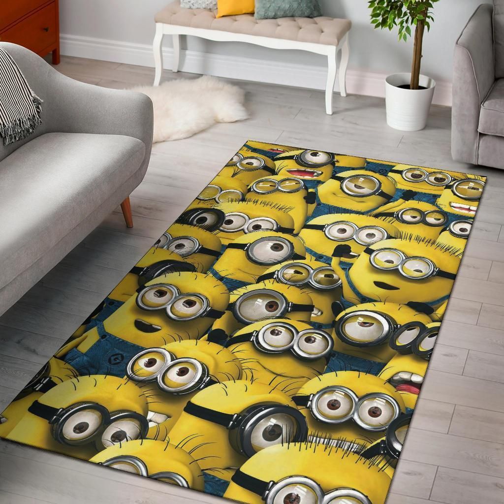 Minions Area Rug Chrismas Gift - Indoor Outdoor Rugs