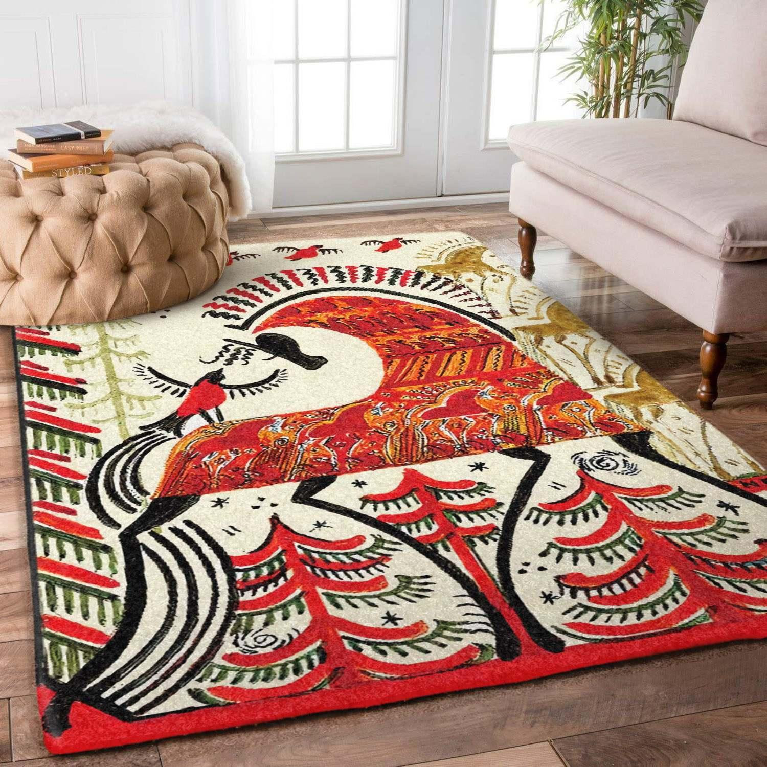 Mezenskaya Rug Chrismas Gift - Indoor Outdoor Rugs