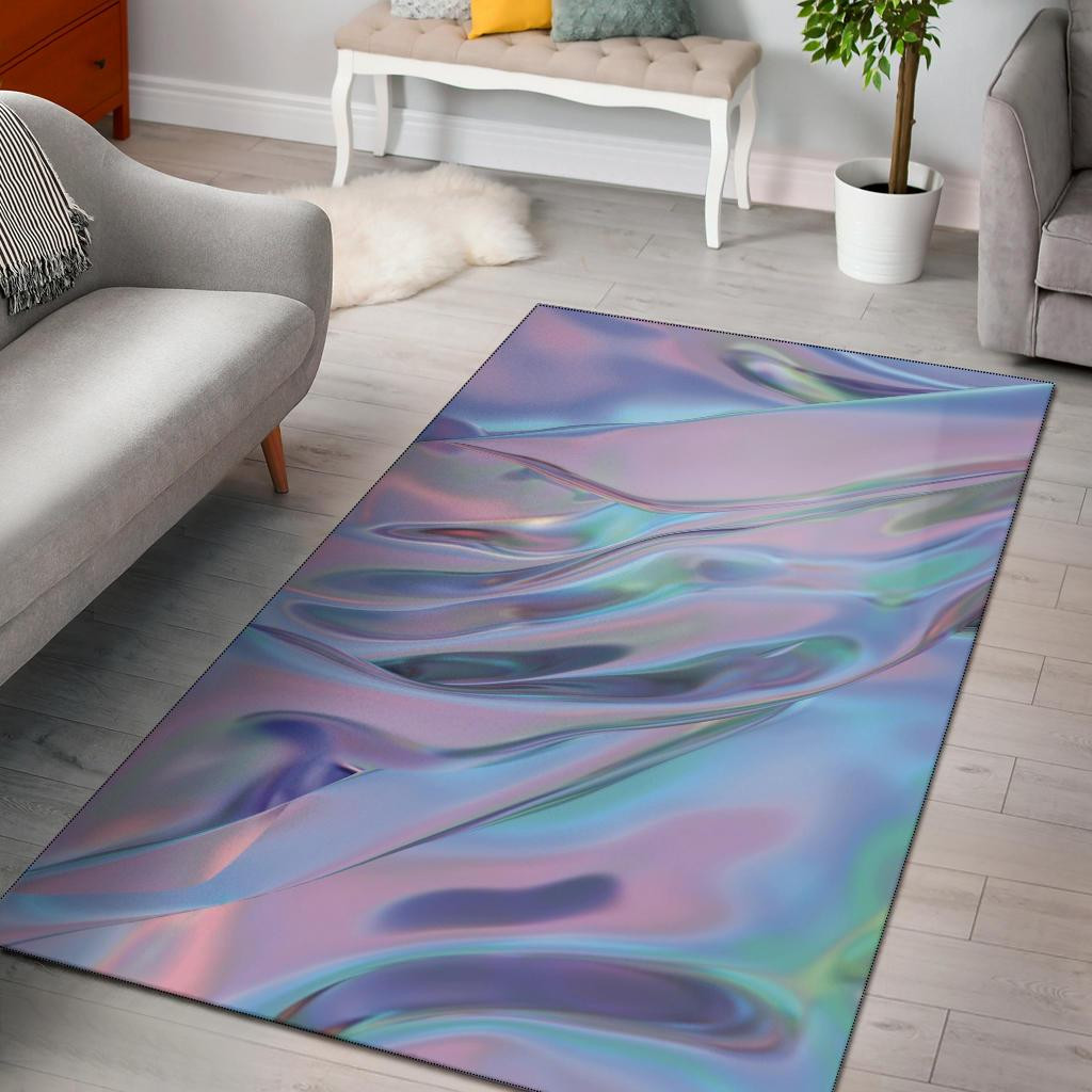 Holographic Area Rug Chrismas Gift - Indoor Outdoor Rugs