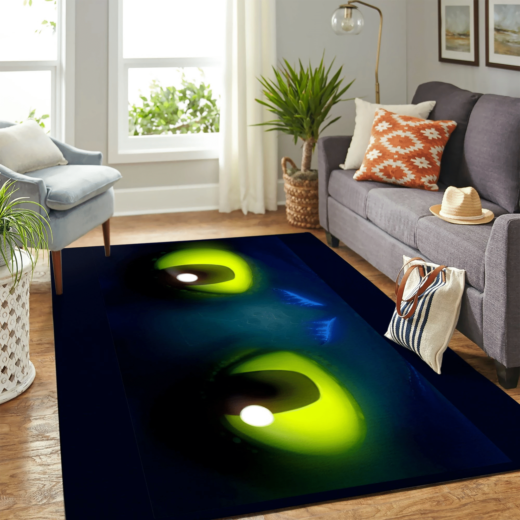 Toothless Eyes How To Train Your Dragon Carpet Floor Area Rug Chrismas Gift - Indoor Outdoor Rugs