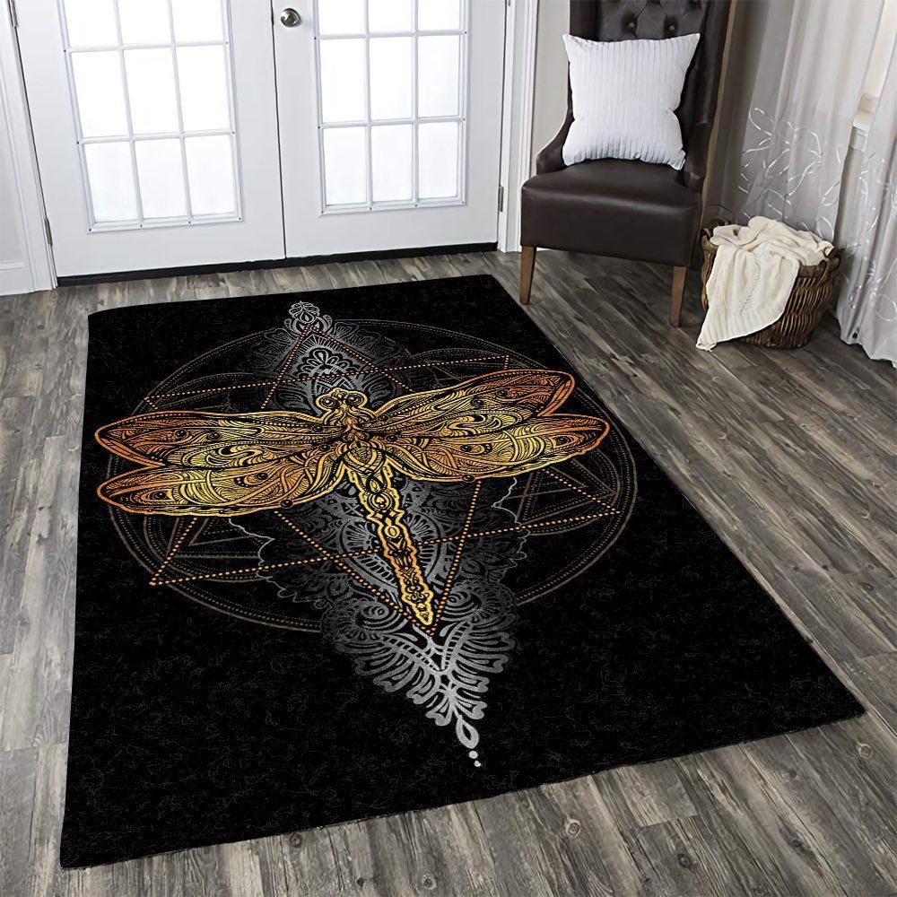 Dragonfly Rug Chrismas Gift - Indoor Outdoor Rugs