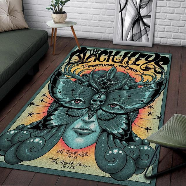 The Black Keys Area Rug Chrismas Gift - Indoor Outdoor Rugs