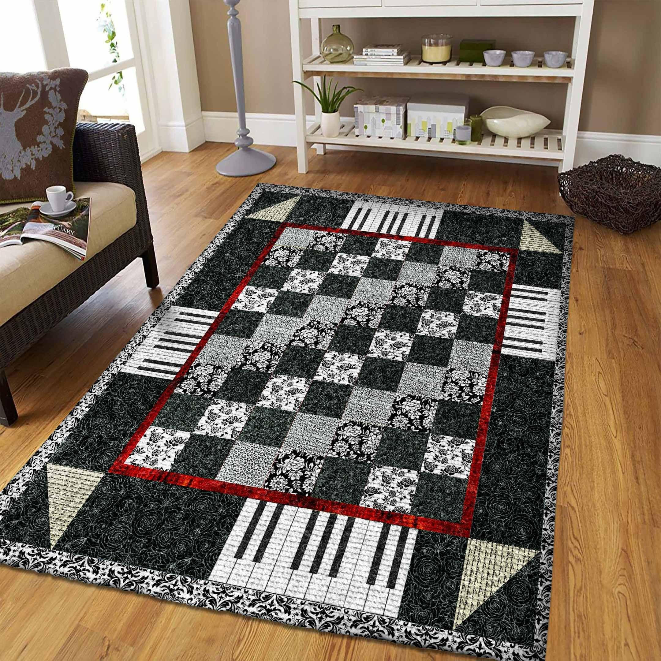 Music Rug Chrismas Gift - Indoor Outdoor Rugs