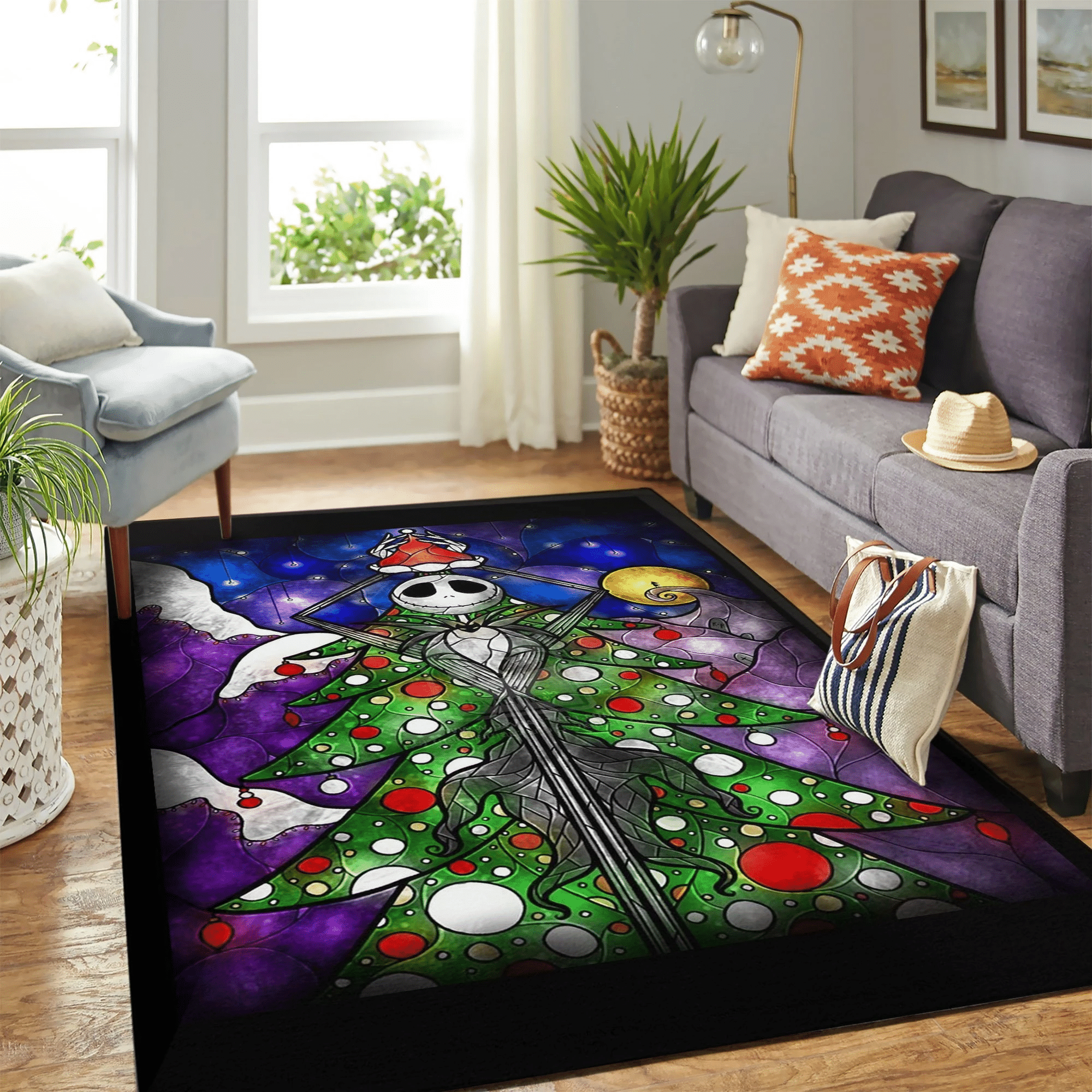 Jack Christmas Carpet Rug Chrismas Gift - Indoor Outdoor Rugs