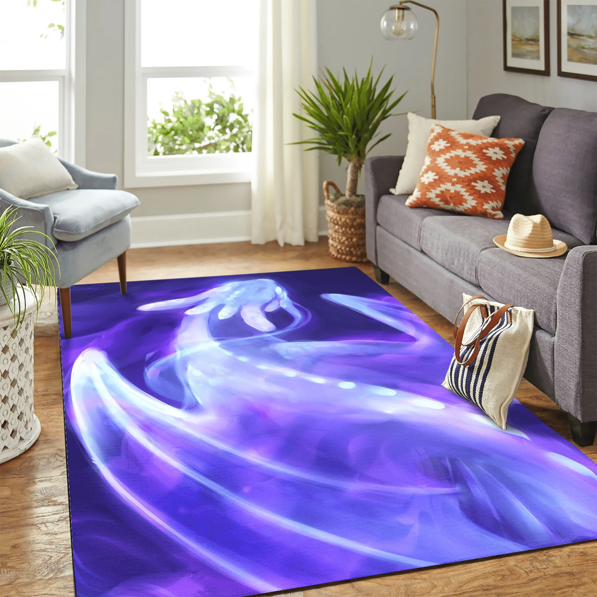 Dragon Light Fury Carpet Floor Area Rug Chrismas Gift - Indoor Outdoor Rugs