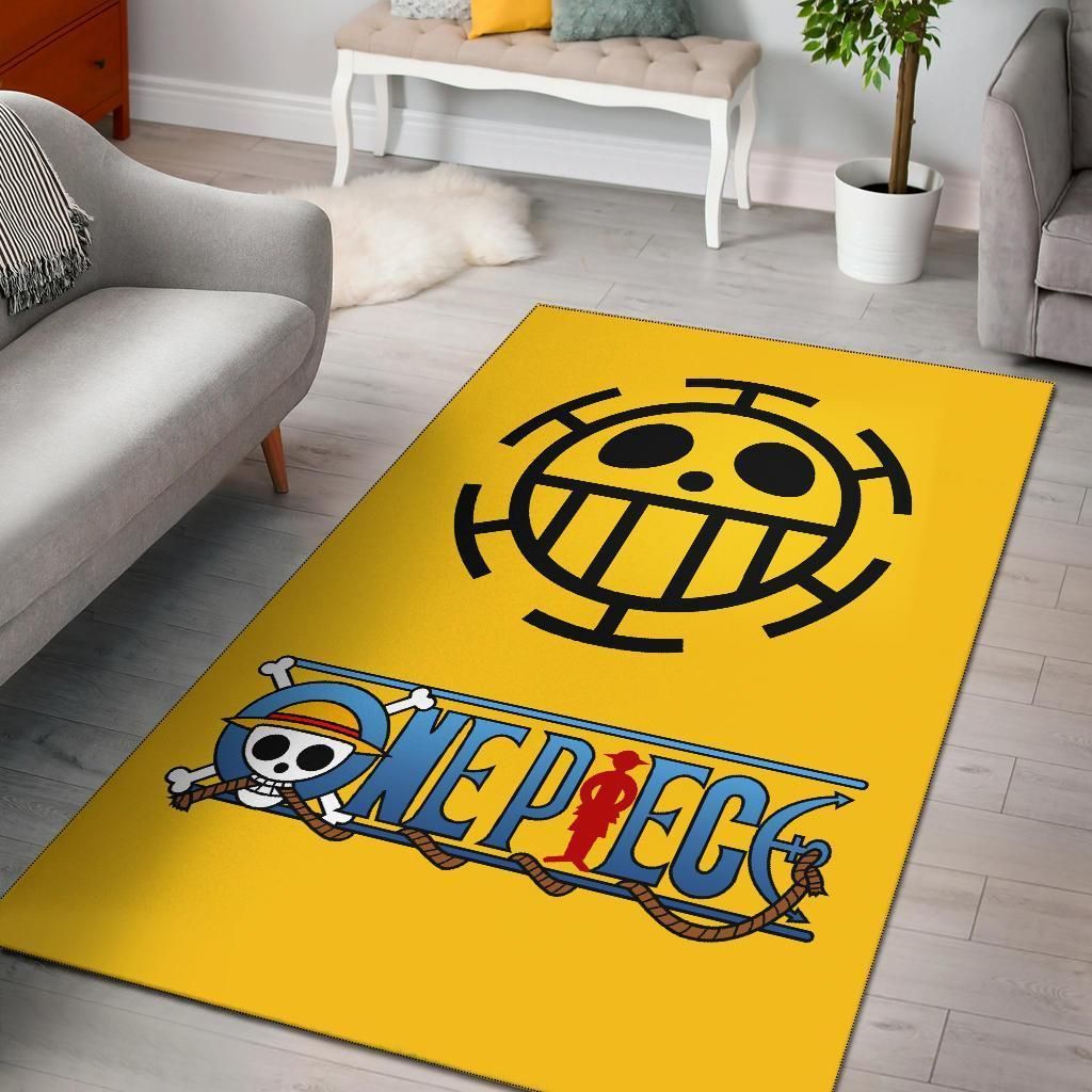 One Piece Logo Area Rug Chrismas Gift - Indoor Outdoor Rugs