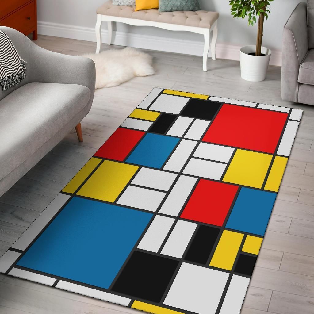 Colours Rectangle Square Area Rug Chrismas Gift - Indoor Outdoor Rugs