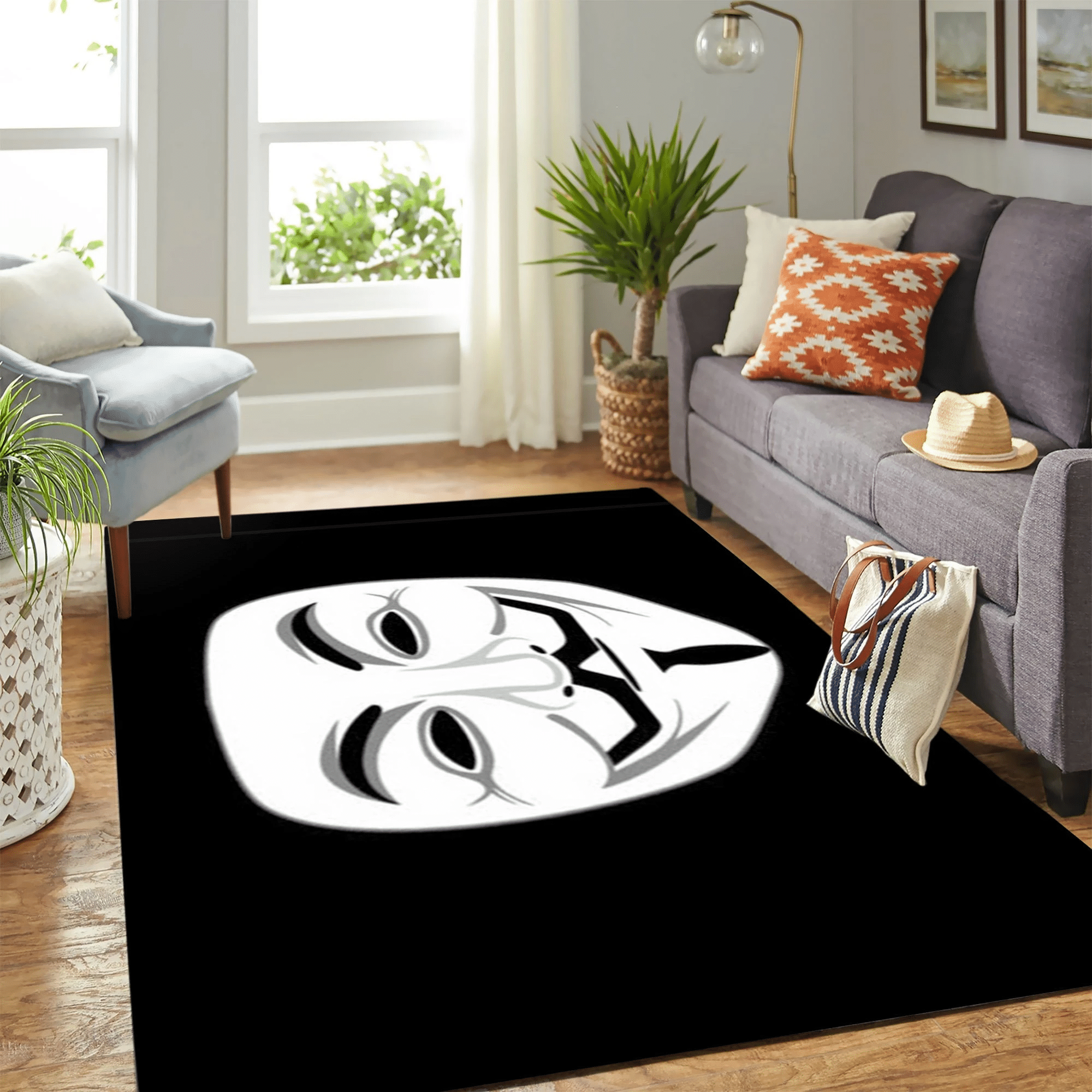 Anonymos Carpet Floor Area Rug Chrismas Gift - Indoor Outdoor Rugs