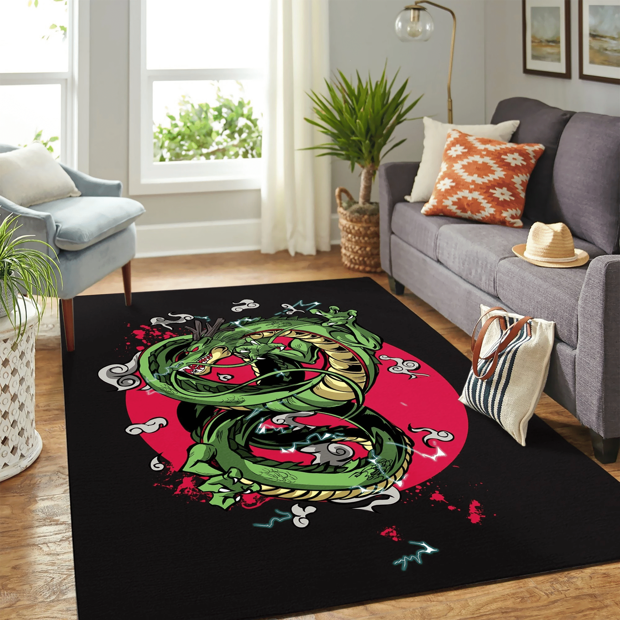 Shenron Dragon Ball Carpet Floor Area Rug Chrismas Gift - Indoor Outdoor Rugs